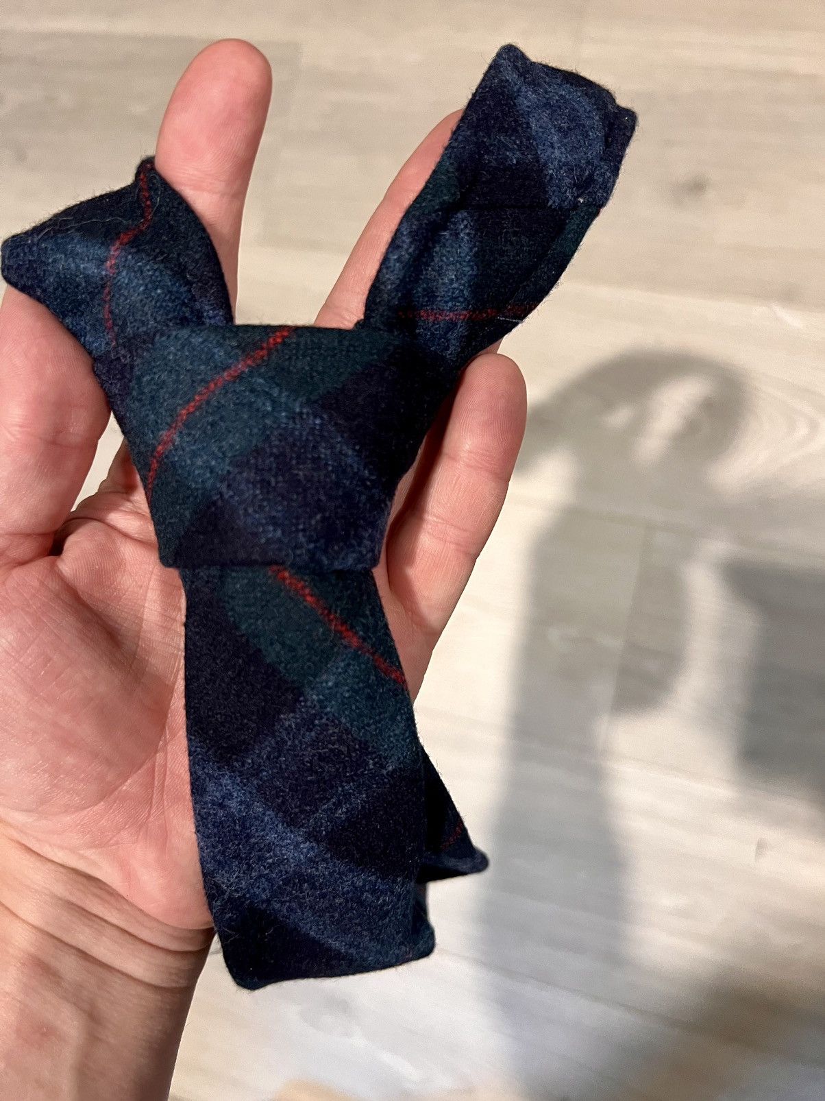 Thom Browne Thom Browne Slim Tartan Flannel Tie Wool Cashmere Italy Size ONE SIZE - 11 Thumbnail