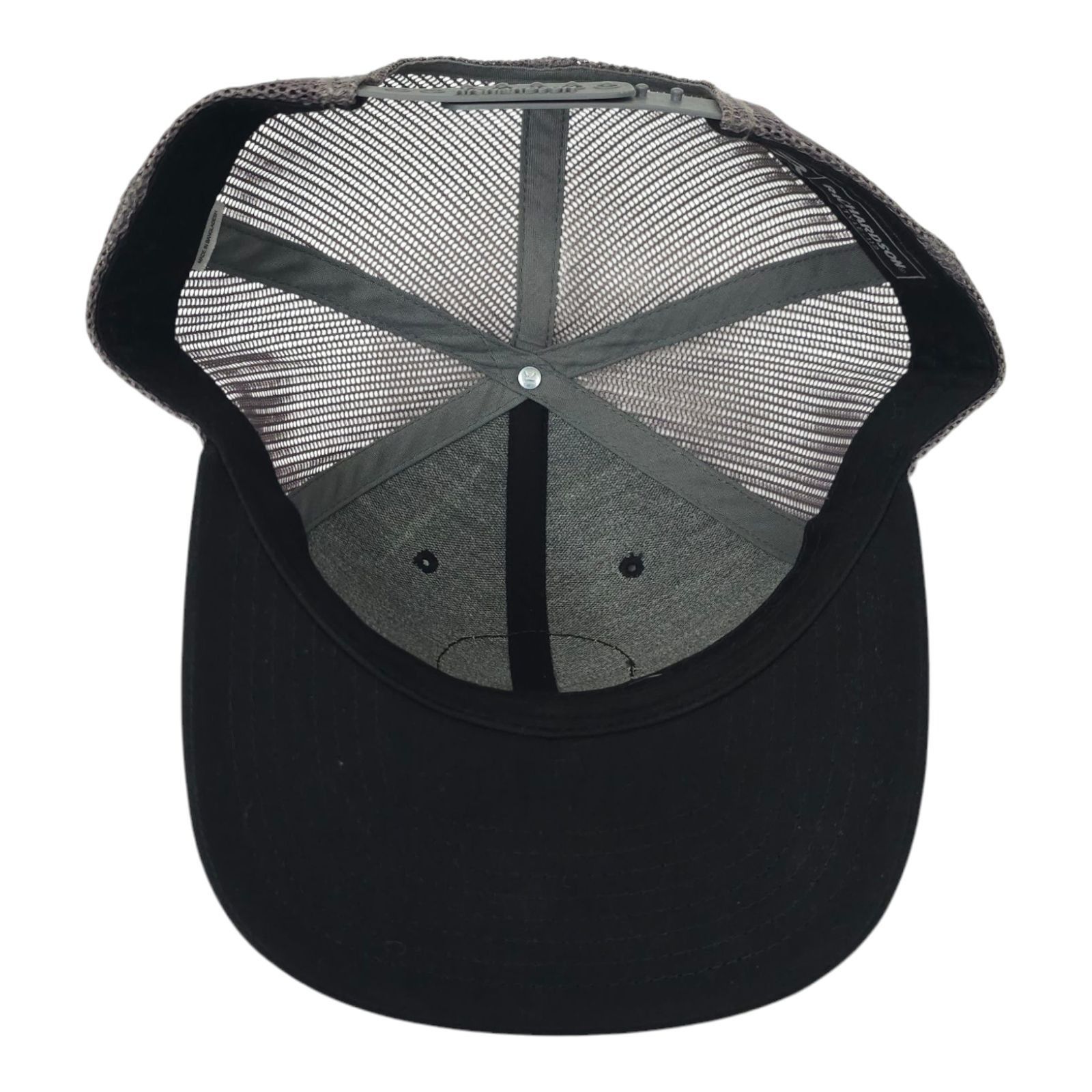 Richardson Richardson Oxford Round Patch Mesh Snapback Cap Trucker Hat Size ONE SIZE - 5 Thumbnail