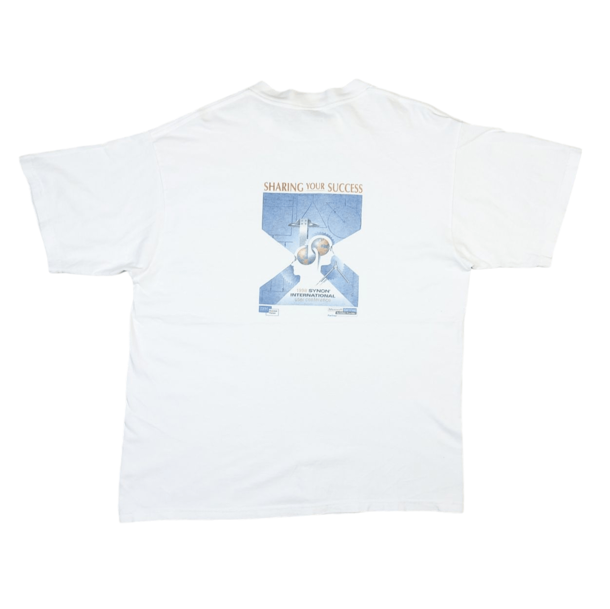 Microsoft × Vintage VTG 1998 IBM Microsoft Synon Internation Tech TEE Size US XL / EU 56 / 4 - 3 Thumbnail