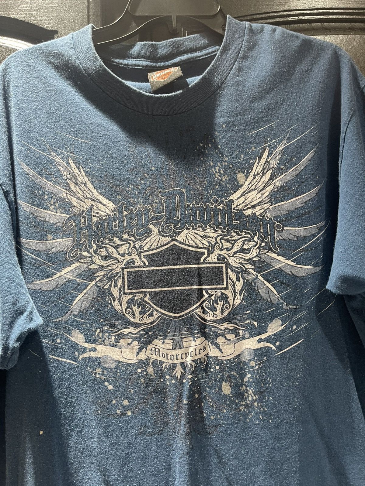 Vintage Vintage 1990s Harley Davidson Chrome Eagle Mens Tshirt Large Size US L / EU 52-54 / 3 - 2 Thumbnail