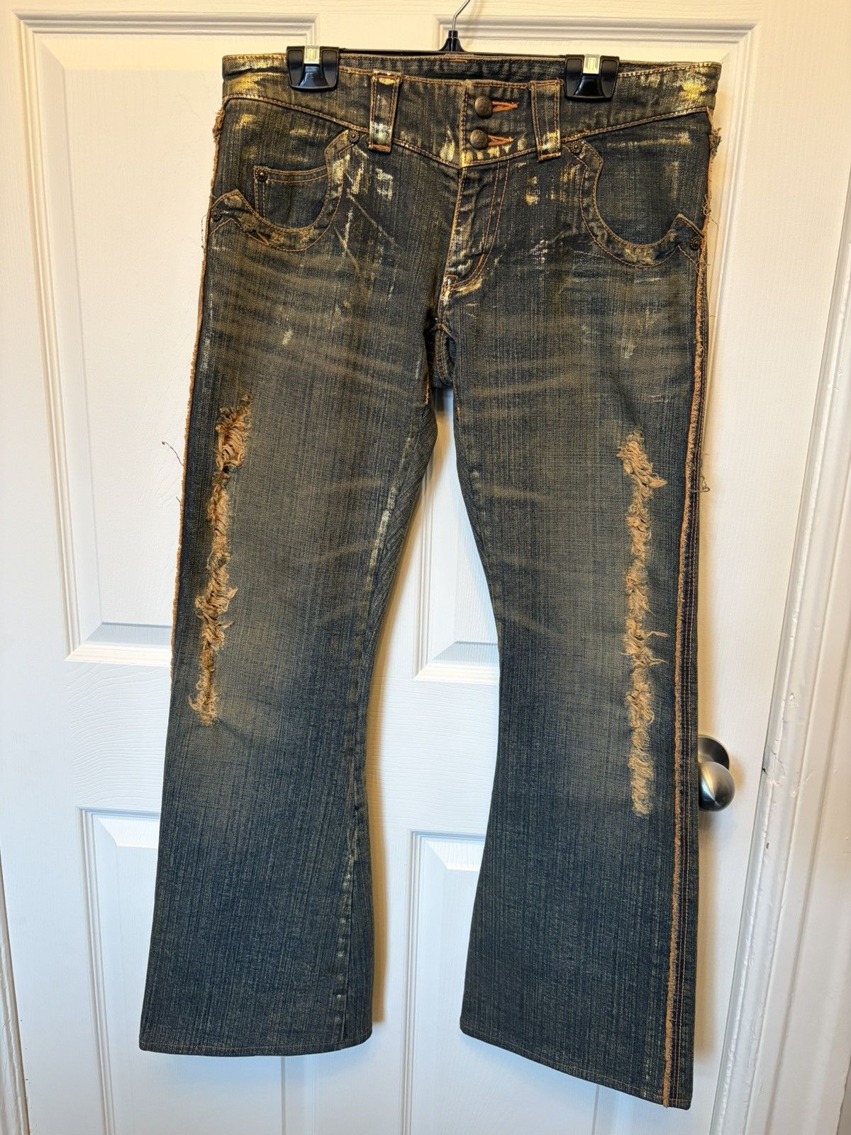 Obelisk Obelisk low rise bootcut jeans Size US 30 / EU 46 - 1 Thumbnail