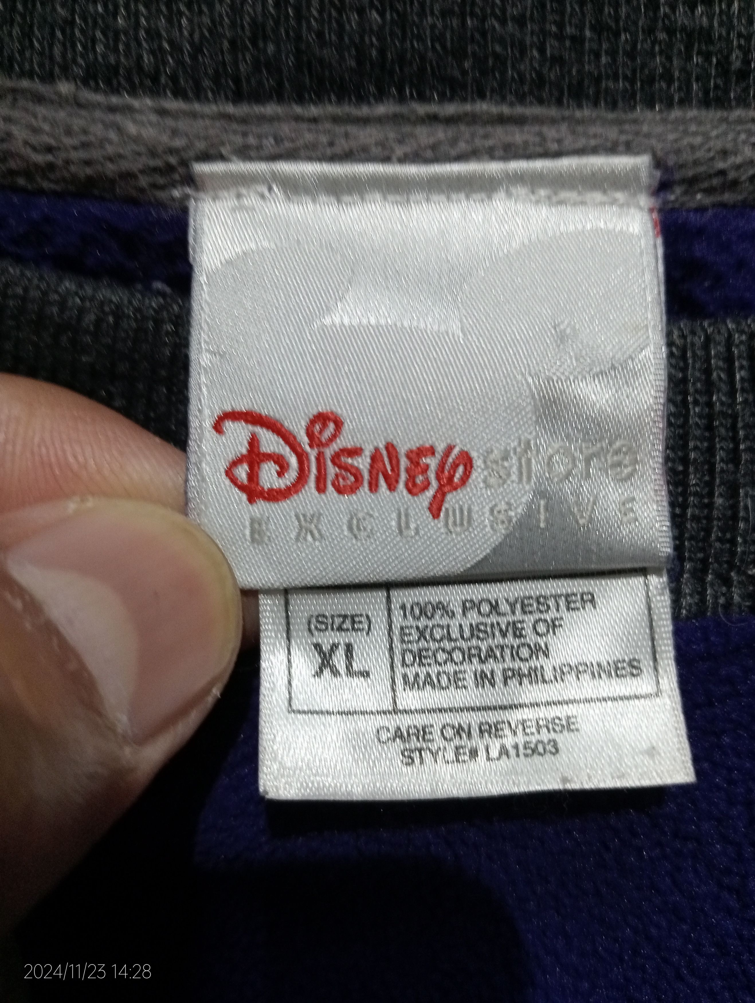 Cartoon Network Vintage 90s Disney Store Eeyore Fleece Embroidery Sweatshirt Size US XL / EU 56 / 4 - 2 Thumbnail