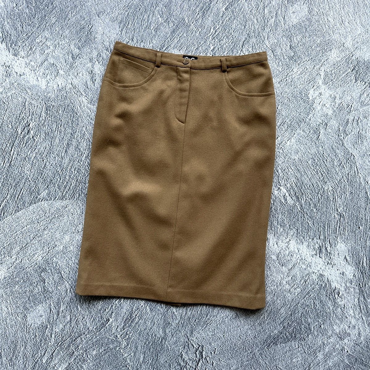 Dolce & Gabbana × Vintage 🔥Vintage Women’s Wool Skirt Dolce&Gabbana Brown Size: 42 Size 28" / US 6 / IT 42 - 7 Thumbnail