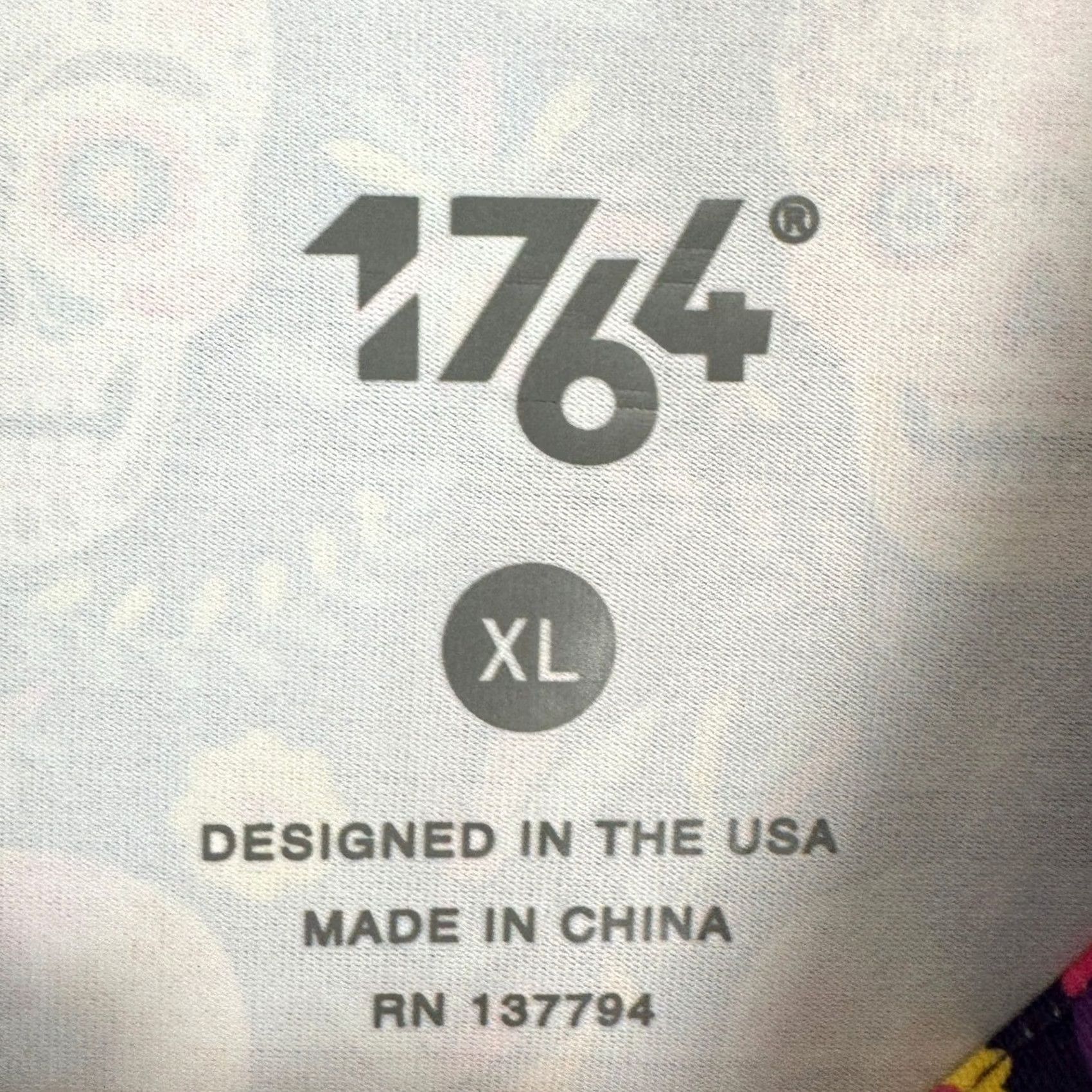 Vintage 1764 Day Of The Dead Polo Shirt Mens XL Purple Floral Golf Rugby EUC Size US XL / EU 56 / 4 - 4 Thumbnail