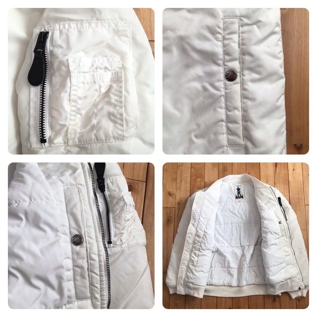 BAPE HUNTING MA-1 Bomber Jacket Blue camo a bathing ape