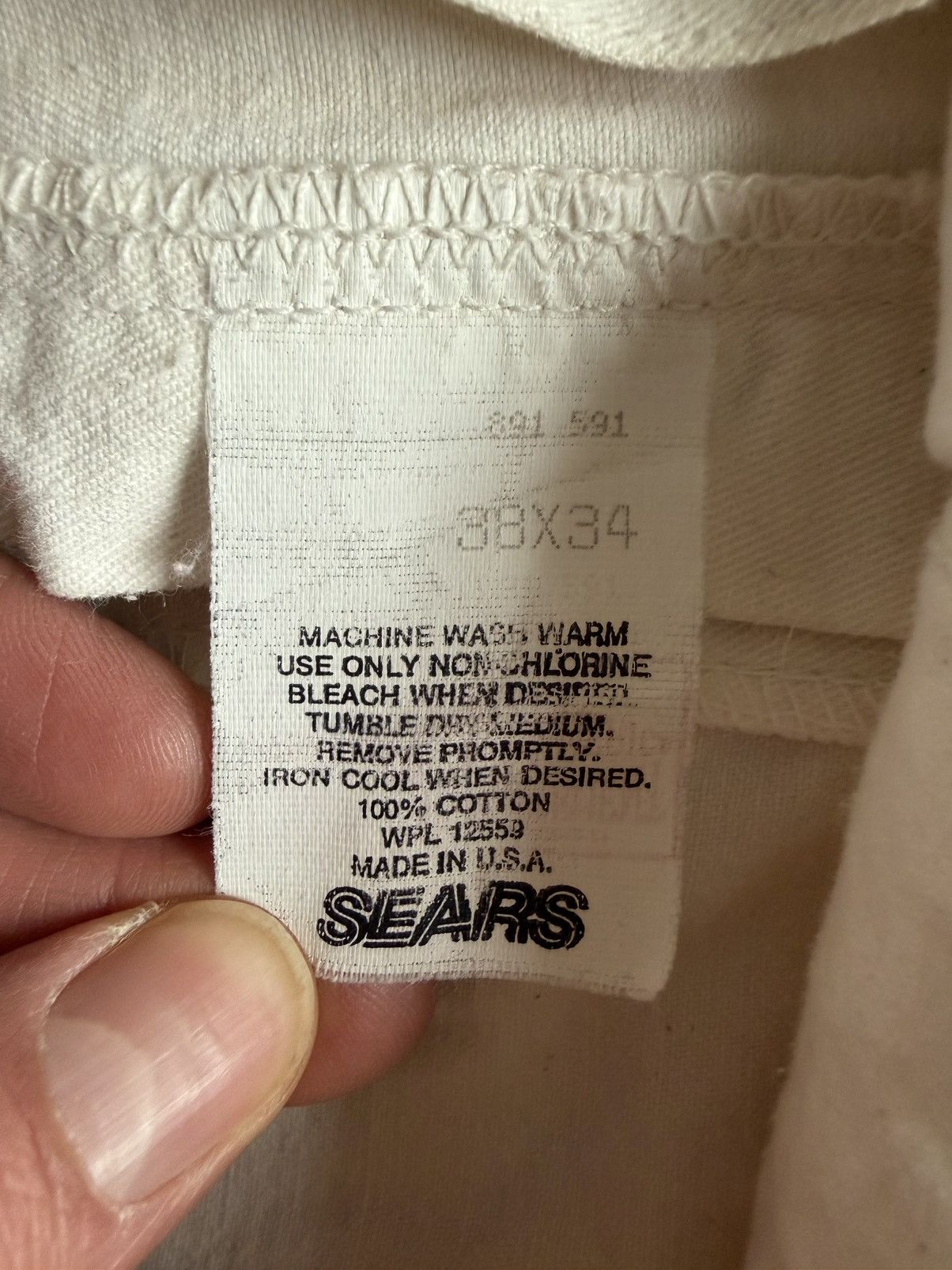 Vintage Vtg 1970‘s Roebucks Union Made Carpenter Jeans Size US 34 / EU 50 - 5 Thumbnail