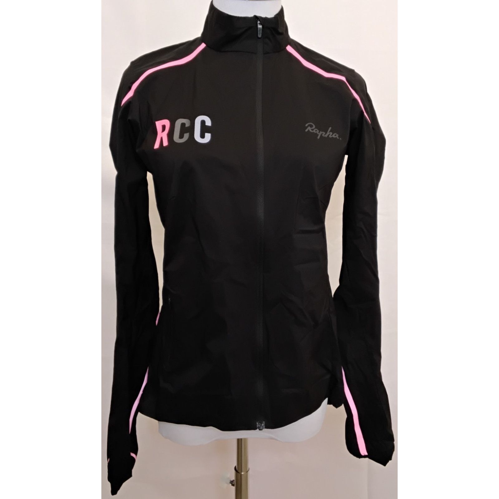 Rapha Rapha Cycling Jacket Women's S Black/Pink Lightweight Size S / US 4 / IT 40 - 2 Thumbnail