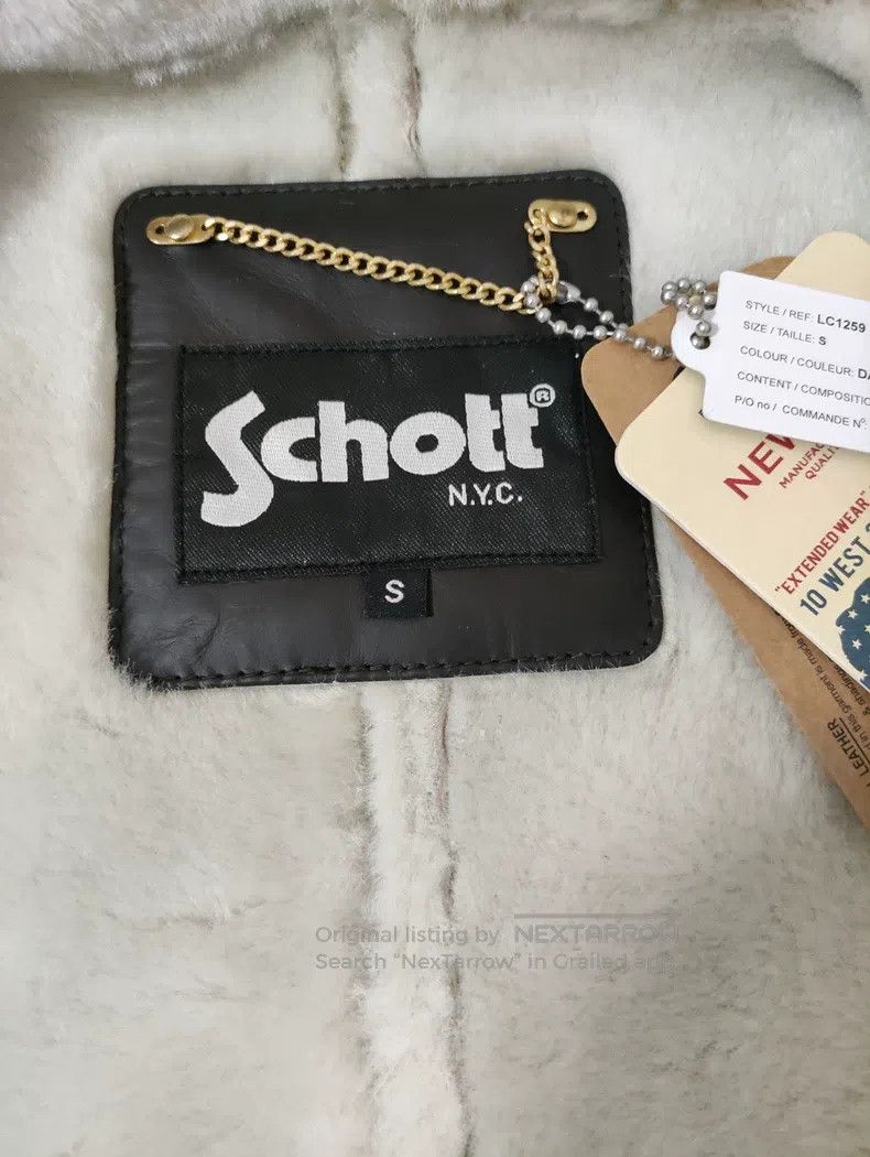 Schott Schott Fur integrated B3 leather jacket Size US S / EU 44-46 / 1 - 9 Thumbnail