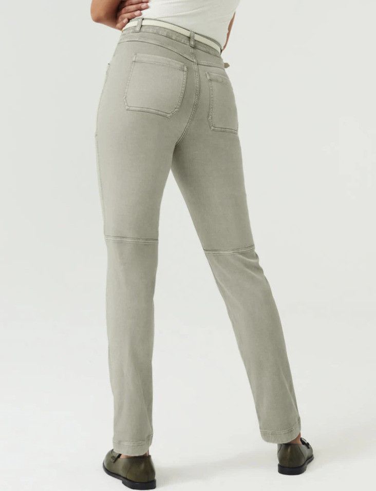 Spanx Spanx Petite 20399Q Stretch Twill Straight Leg Pant S Size 27" / US 4 / IT 40 - 2 Thumbnail