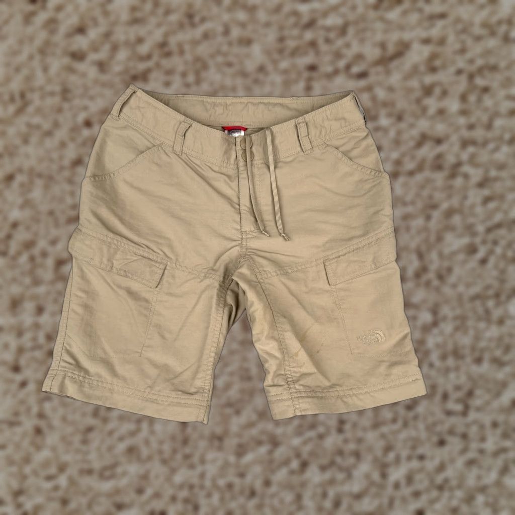 The North Face The North Face Shorts Women Cargo Quick Dry Beige 4 Adult Regular 28x10 Nylon 100% Nylon Hiking Outdoor Size 27" / US 4 / IT 40 - 1 Thumbnail