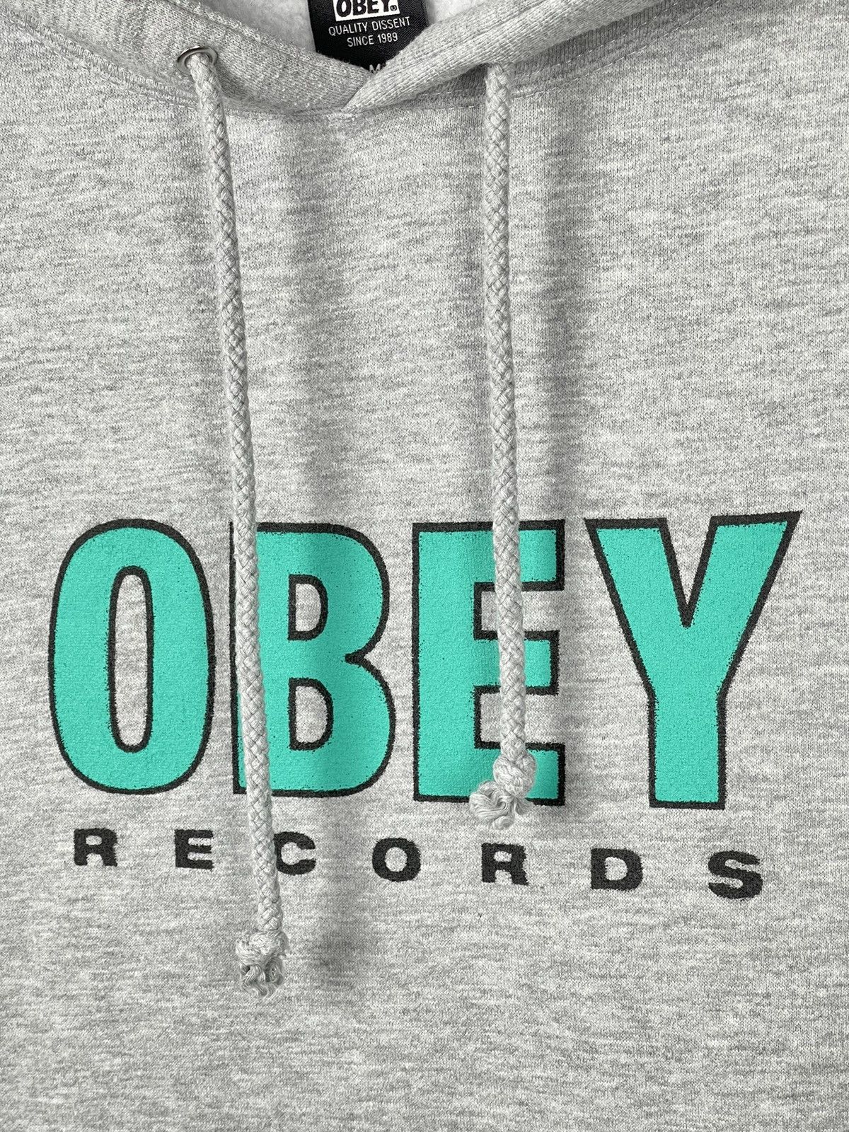 Obey OBEY Records Logo Hoodie Men’s Size M Size US M / EU 48-50 / 2 - 4 Thumbnail