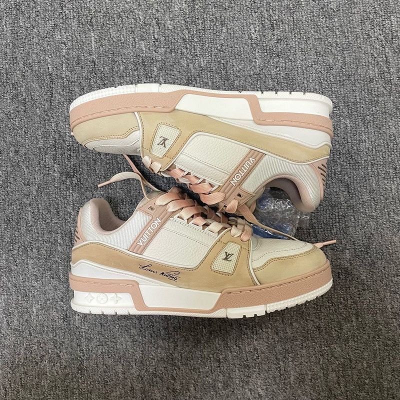 Louis Vuitton Louis Vuitton Color-Block Low-Top Sneakers - Size US 7 / IT 37 - 5 Thumbnail