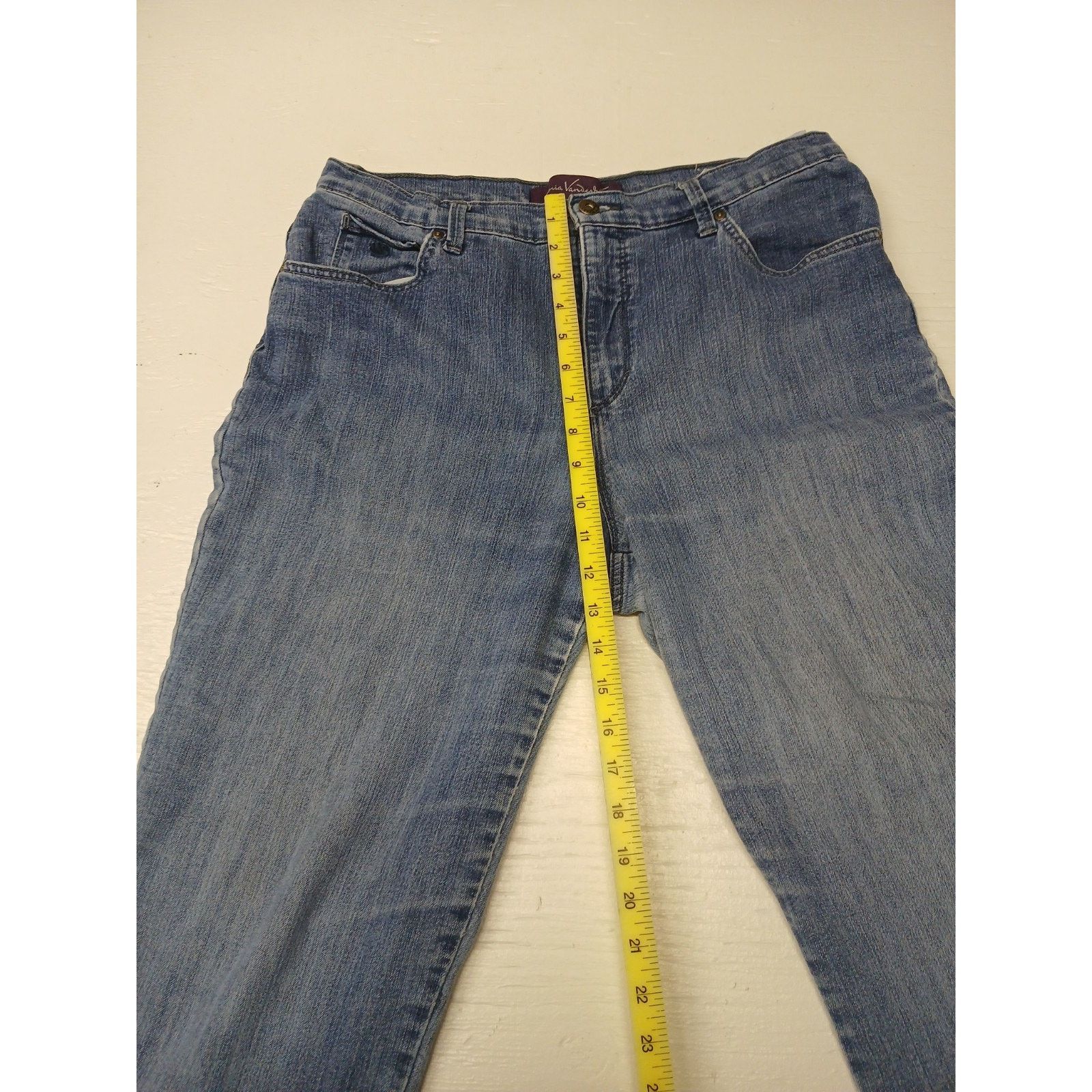 Gloria Vanderbilt Gloria Vanderbilt (12) Straight Relaxed fit Light Blue Jeans Size 34" / US 12 / IT 48 - 5 Thumbnail