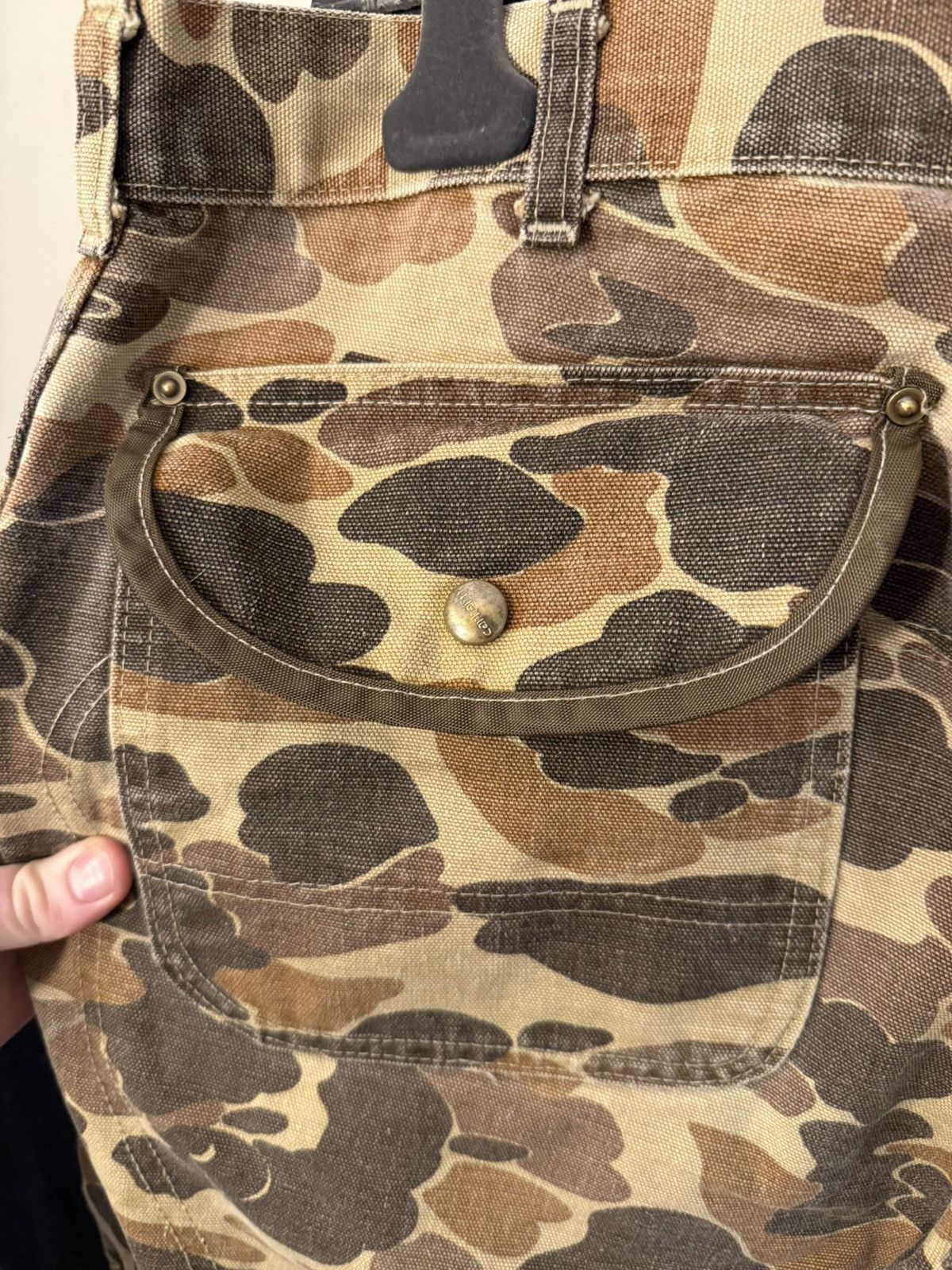 Carhartt × Vintage Carhartt 80s duck camo pants Size US 36 / EU 52 - 3 Thumbnail