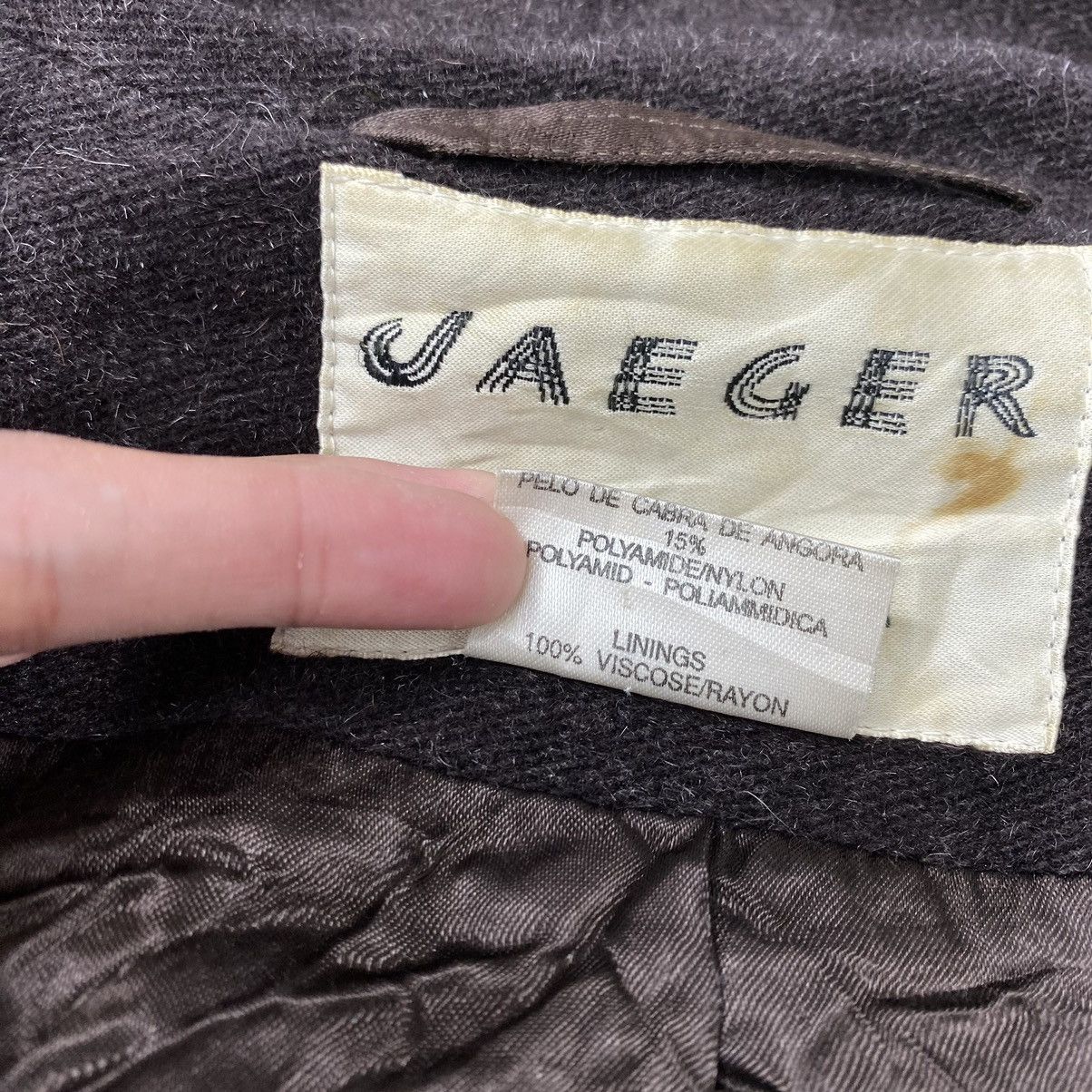 Jaeger Vintage 80s JAEGER Great Britain Pea Coat Size US L / EU 52-54 / 3 - 7 Thumbnail