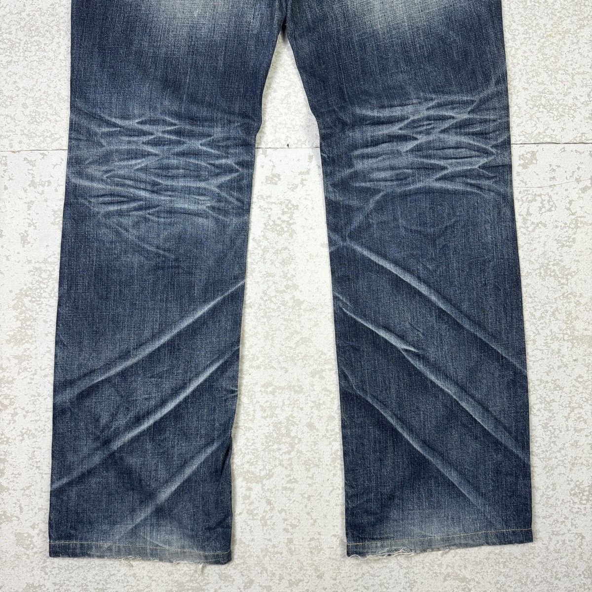 If Six Was Nine Distressed - 2000s Lolita Washed Blue Jeans Size US 36 / EU 52 - 6 Thumbnail