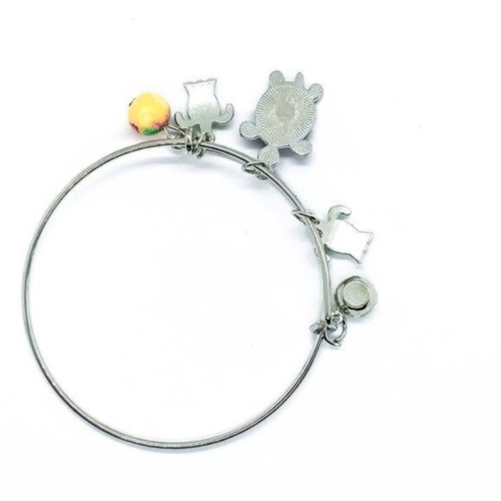 Other Beaded Sea Turtle Charm Colorful Bangle Bracelet Size ONE SIZE - 4 Thumbnail
