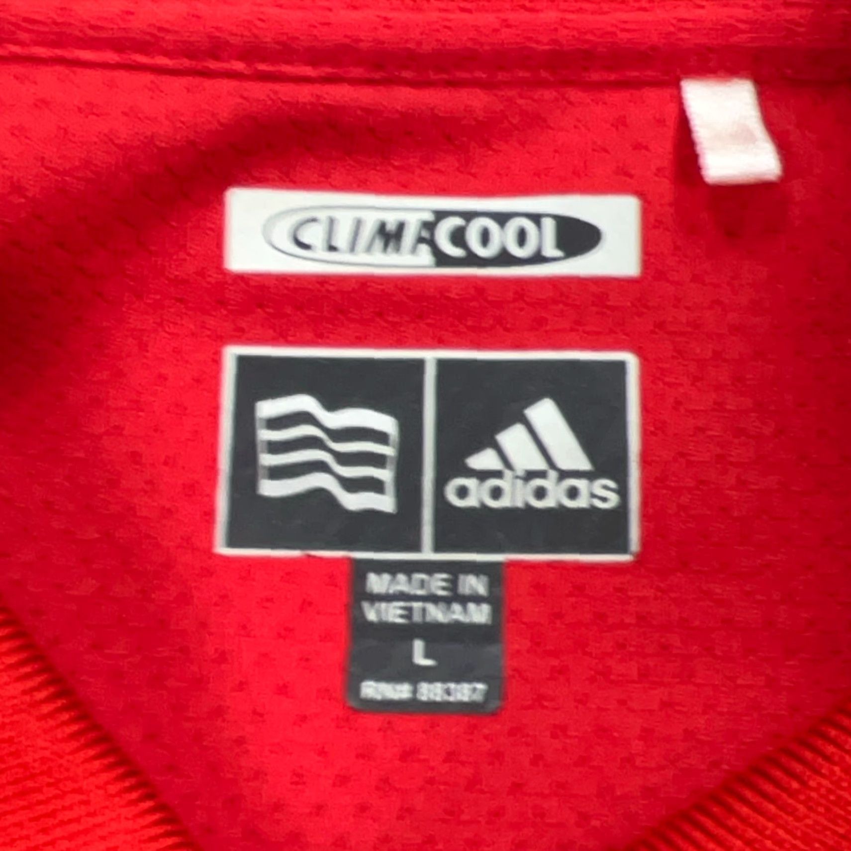 Adidas Adidas Polo Shirt Men Large Red Black Performance Golf Tennis Clima Cool Adult N Size US L / EU 52-54 / 3 - 3 Thumbnail