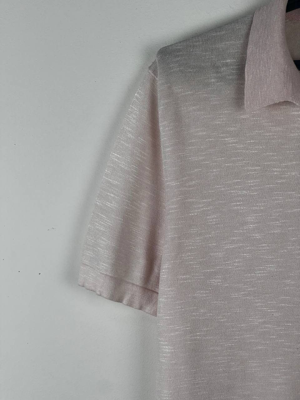 Reiss Reiss Arbor Casual Knitted Pink Summer Polo Size US L / EU 52-54 / 3 - 5 Thumbnail