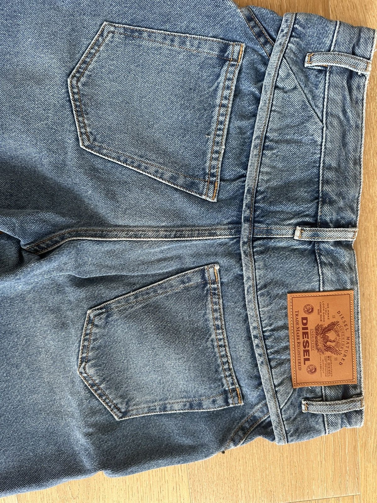 Diesel Diesel Matured Regular Denim Jean Shorts Blue Size US 26 / EU 42 - 6 Thumbnail