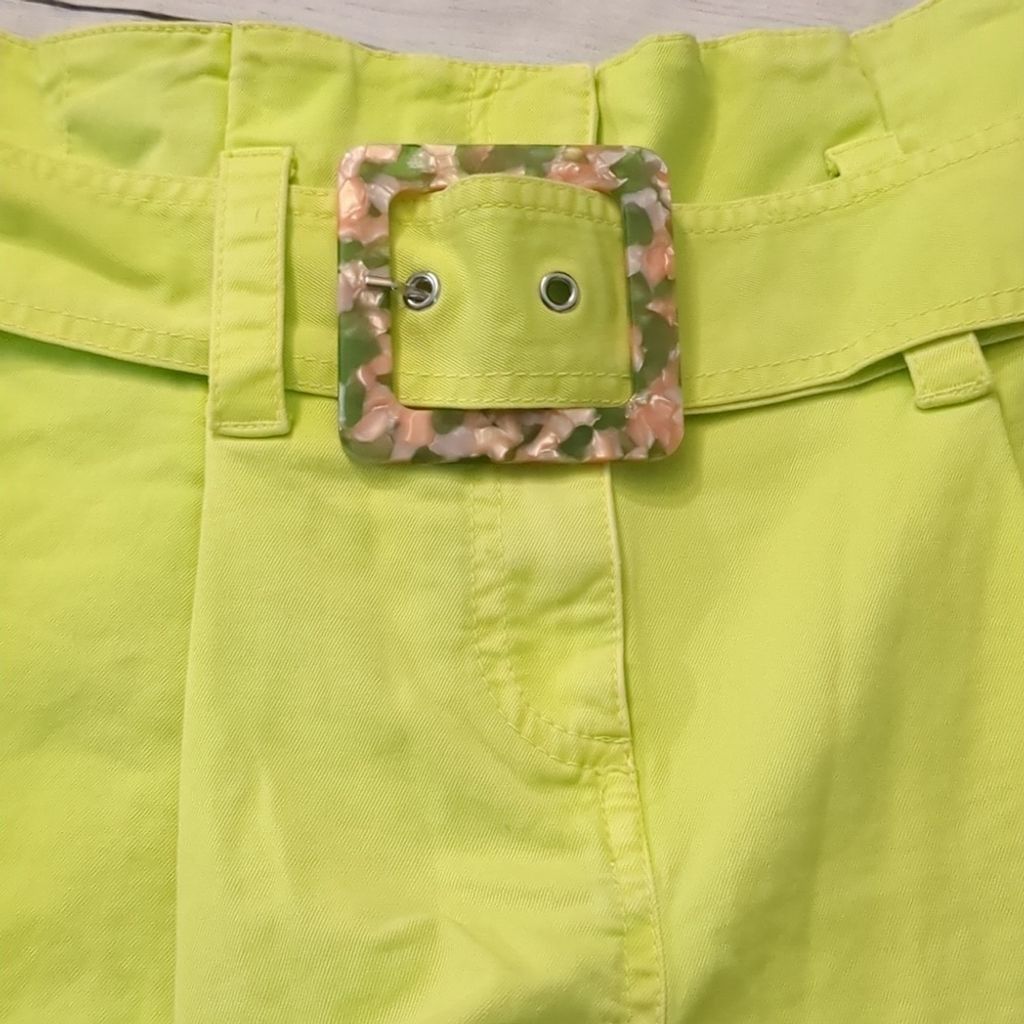 Tanya Taylor Tanya Taylor lime shorts size 0 Size 25" / US 0 / IT 36 - 2 Thumbnail