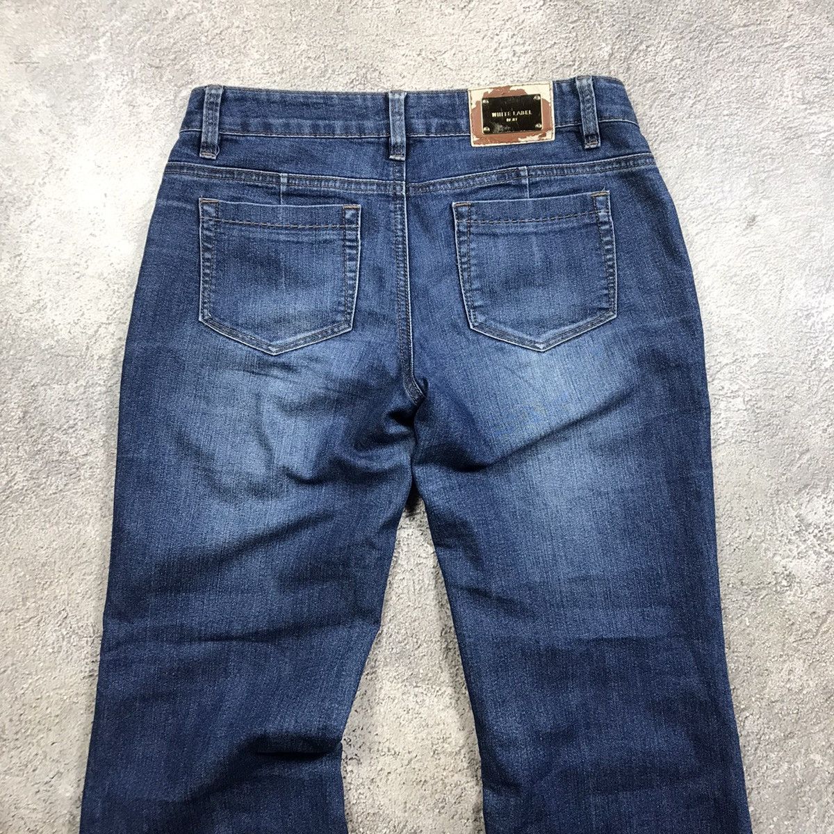 Vintage Vintage Y2K Baggy Distressed Flared Jeans Grunge Skate 28 Size 28" / US 6 / IT 42 - 5 Thumbnail