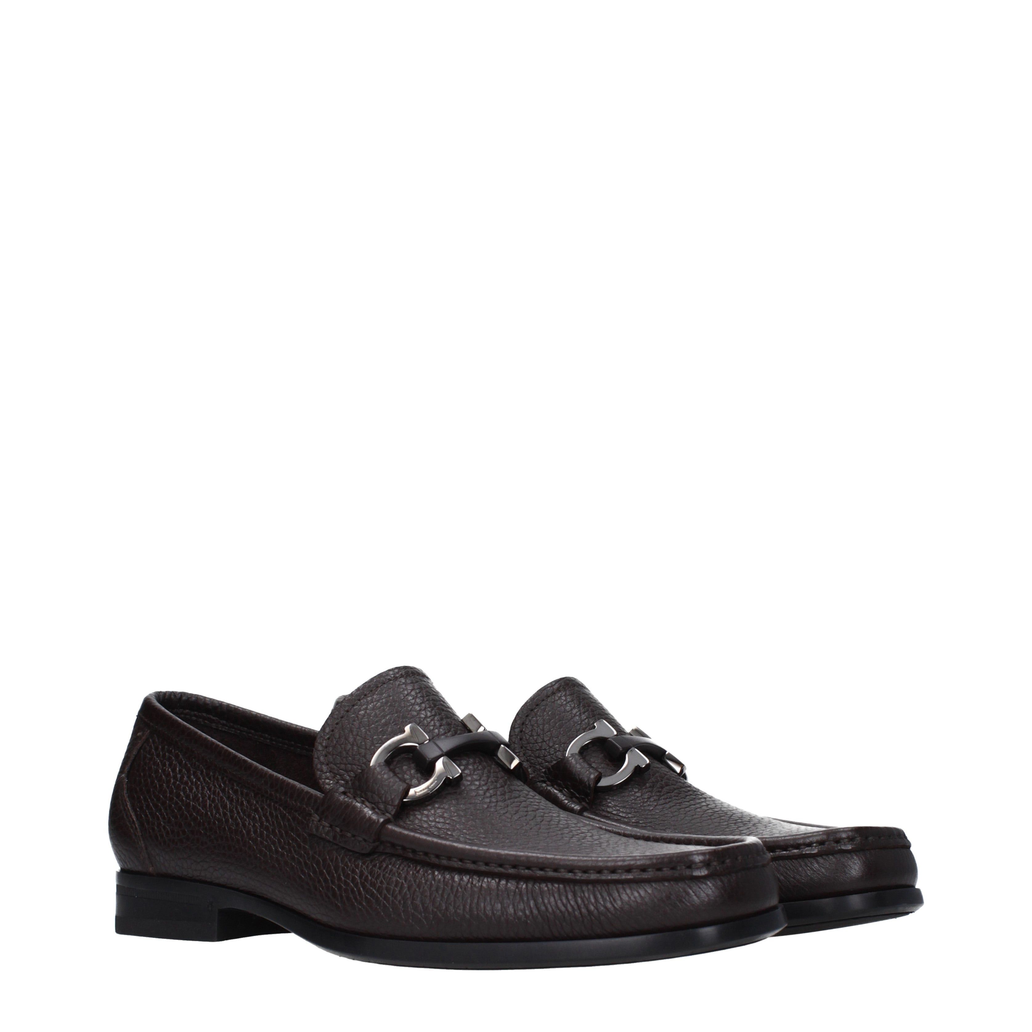 Salvatore Ferragamo Men's Loafers in Leather Size US 6 / EU 39 - 1 Thumbnail