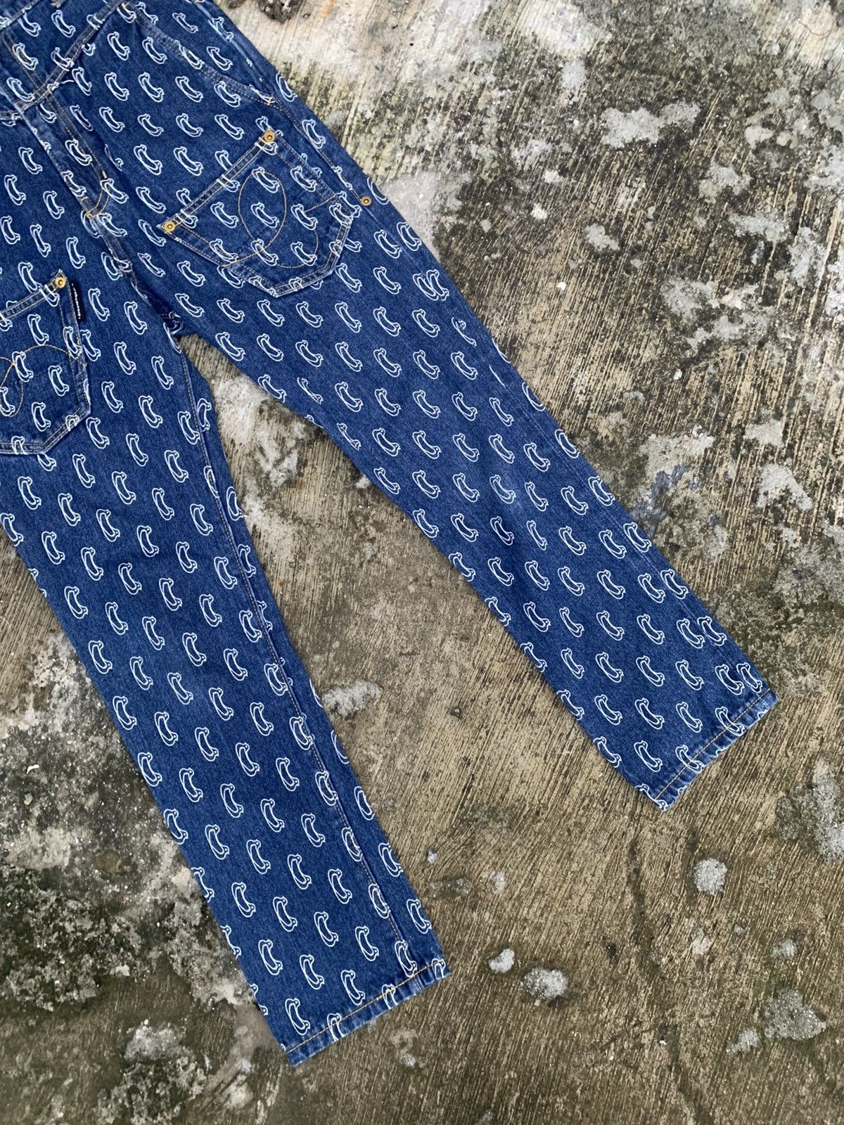 Issey Miyake × mercibeaucoup Mercibeaucoup issey miyake full print jeans Size 28" / US 6 / IT 42 - 5 Thumbnail