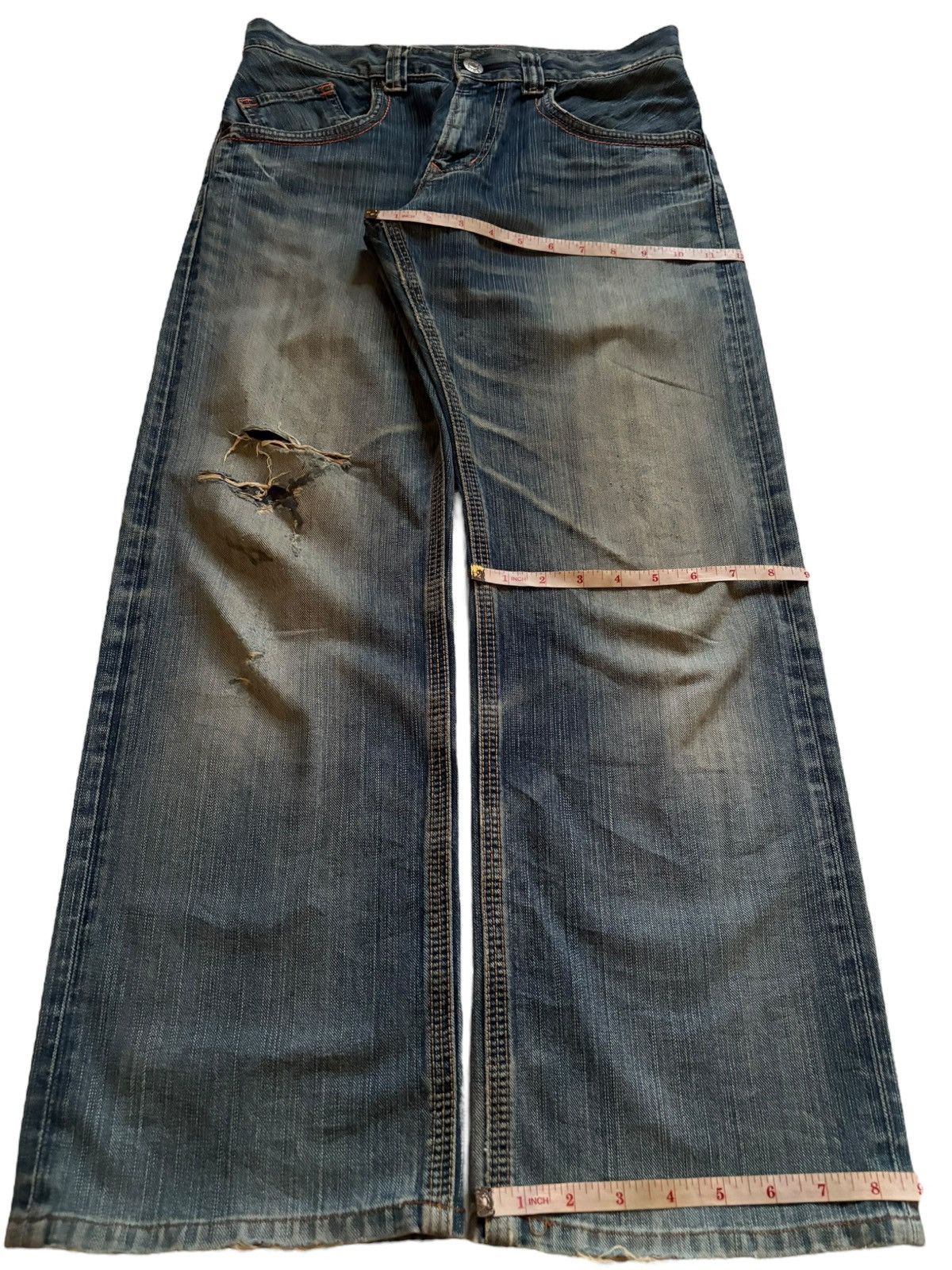 Edwin Exclusive Vintage Edwin XV Mud Wash Loose Baggy Jeans Size US 31 - 14 Thumbnail