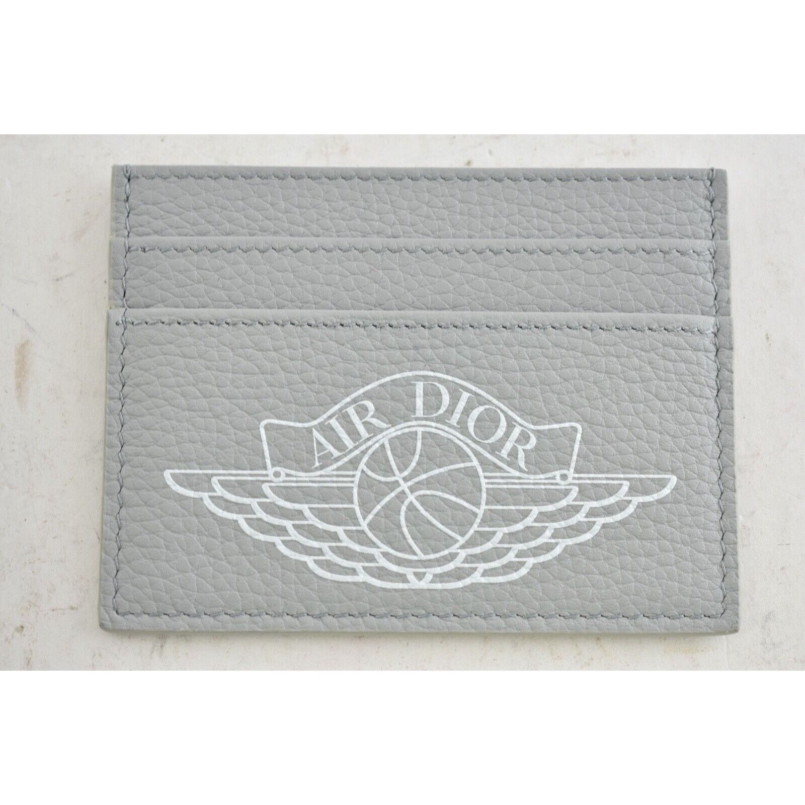 Dior Air Dior Jordaan White Logo Credit Card Holder Case Wallet Size ONE SIZE - 4 Thumbnail