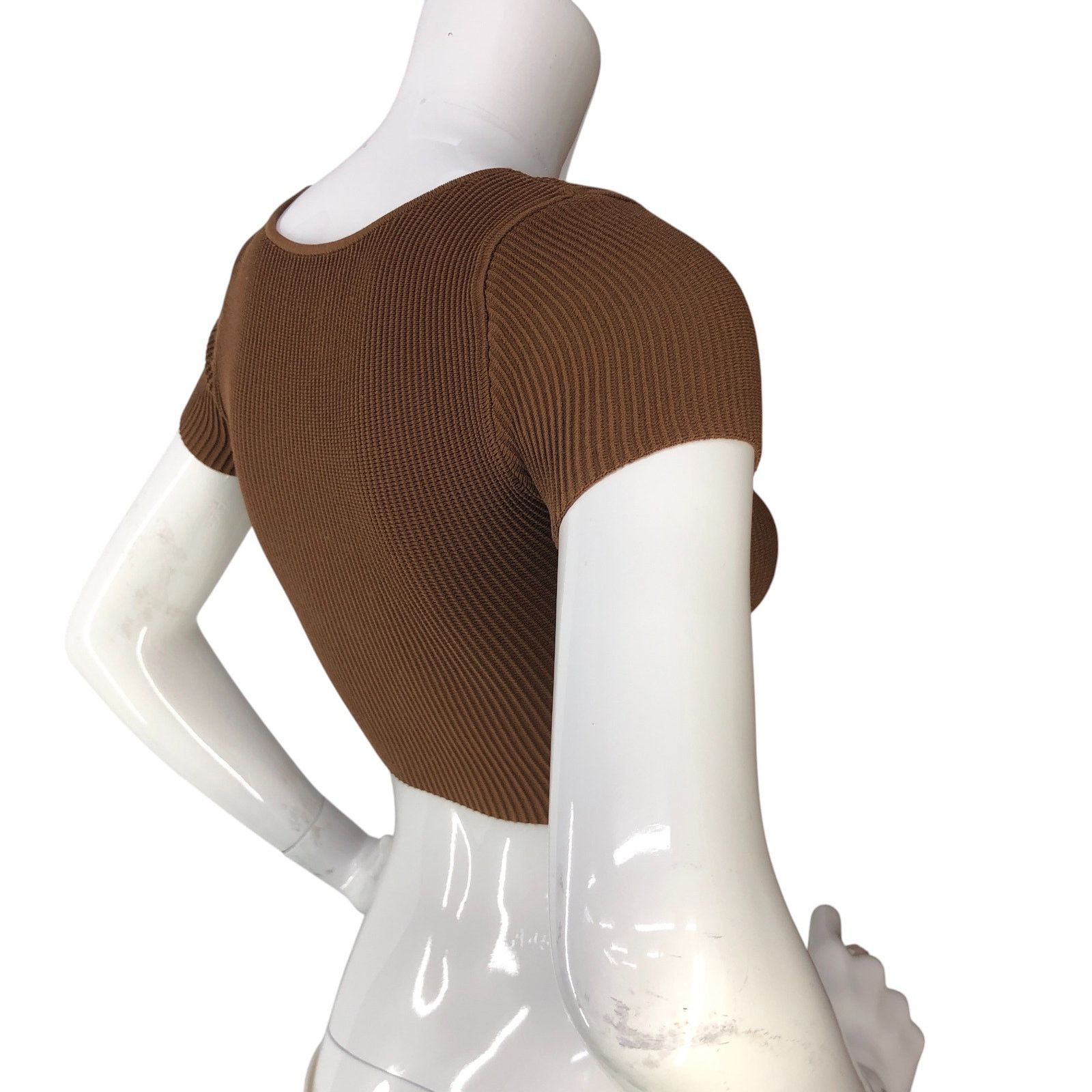 Aritzia Aritzia Babaton Size 2XS Top Sculpt Knit Square Neck Crop Size XXS / US 00 / IT 34 - 8 Thumbnail