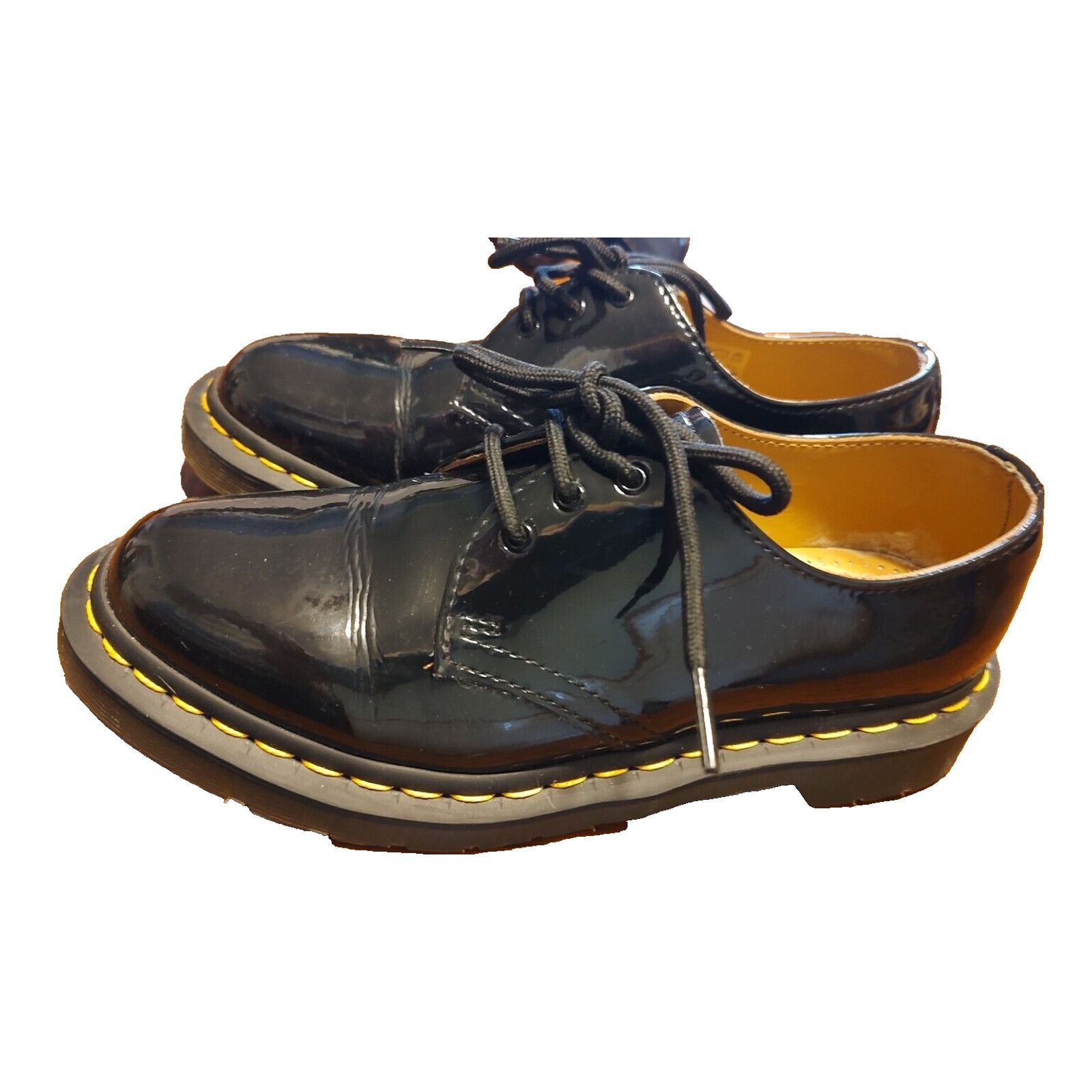 Dr. Martens Dr. Martens Women’s NWOB Black Patent Leather Oxford Shoes Size US 7 / IT 37 - 2 Thumbnail