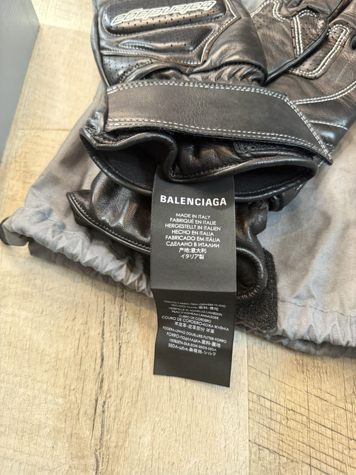 Balenciaga Balenciaga BB moto gloves Size ONE SIZE - 5 Thumbnail