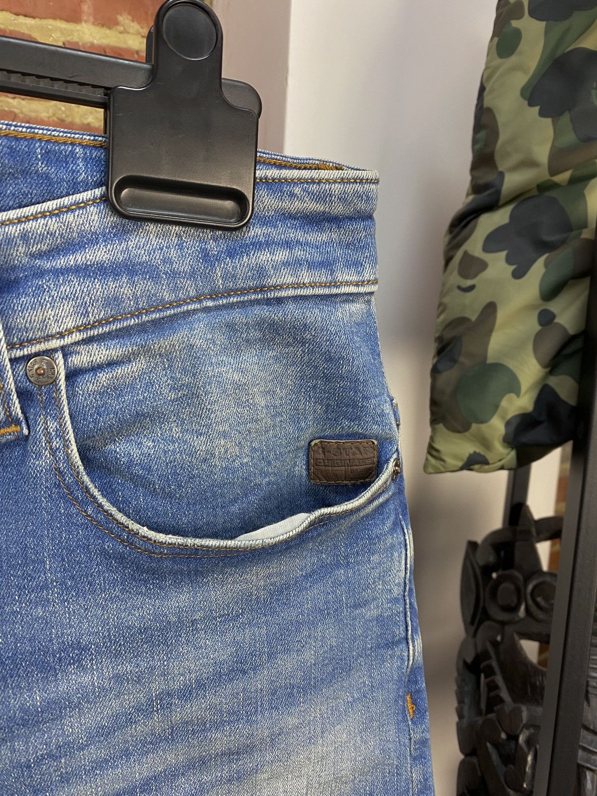 G-Star G-Star Raw Arc 3D Slim Blue Jeans Size US 31 - 10 Thumbnail