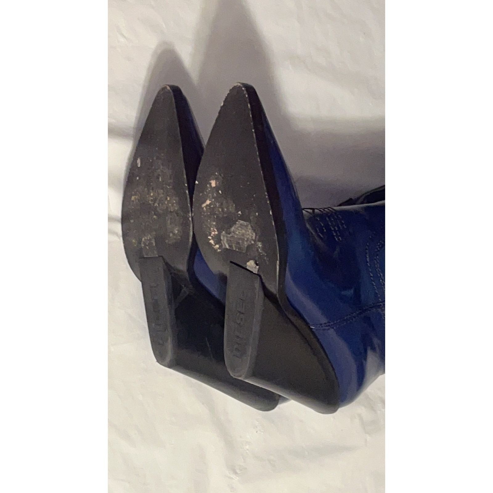 Diesel Diesel Women Twilight/Midnight Blue Western Boots With Box Size US 6 / IT 36 - 20 Thumbnail