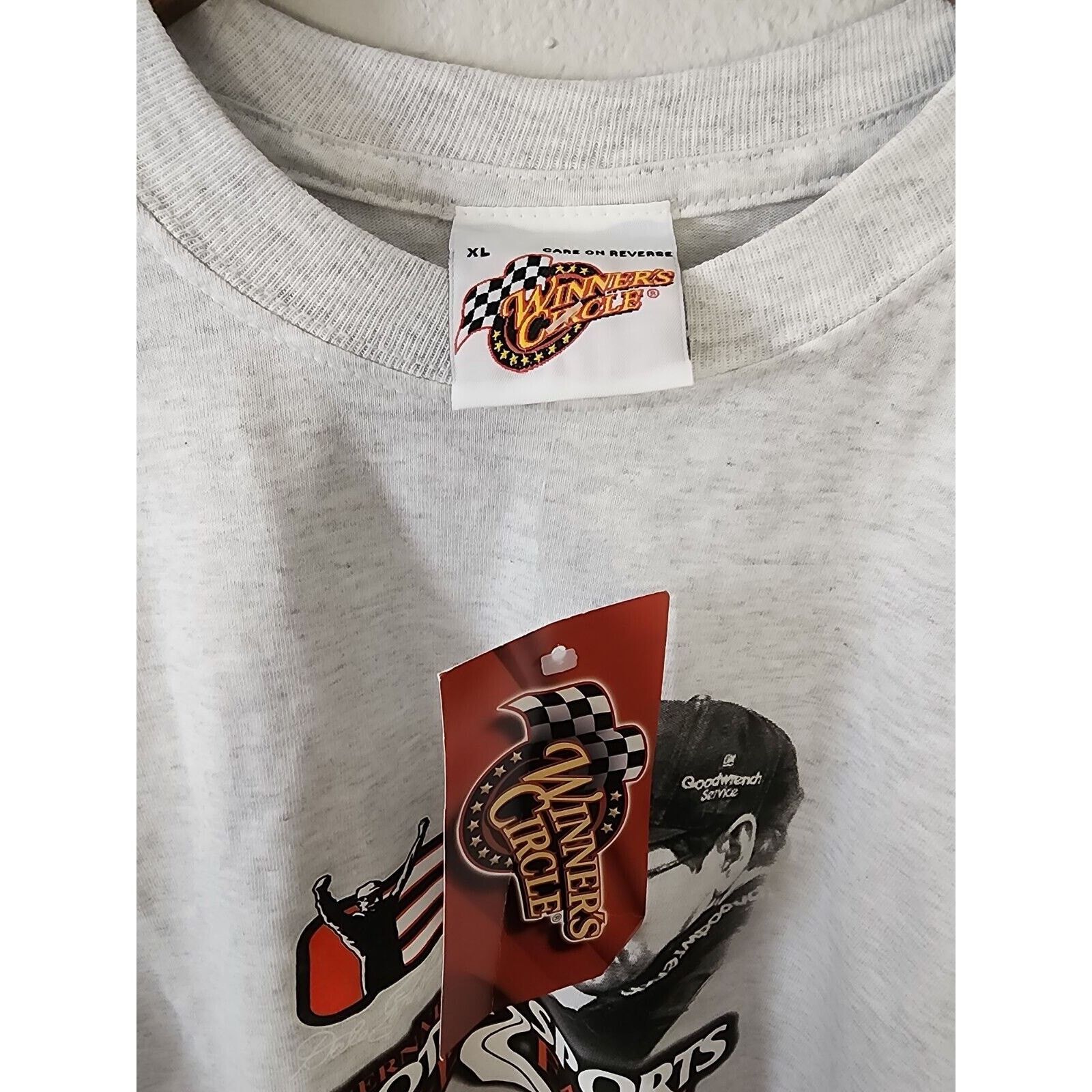 Chase Authentics Vintage Dale Earnhardt Hall of Fame NASCAR Gray Tee XL Size US XL / EU 56 / 4 - 5 Thumbnail