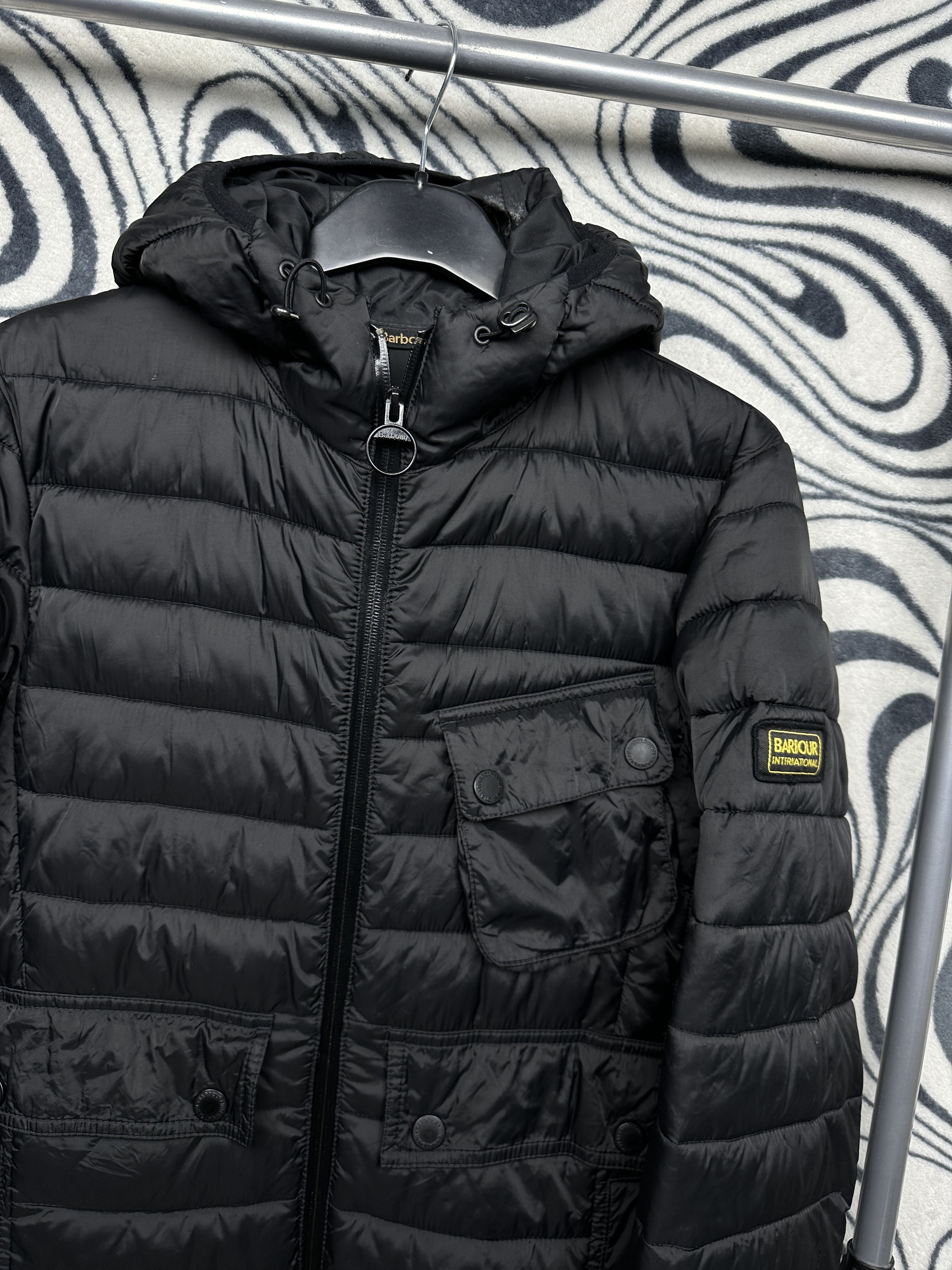 Barbour Barbour International Mens Ouston Hooded Quilted Jacket Size US S / EU 44-46 / 1 - 2 Thumbnail
