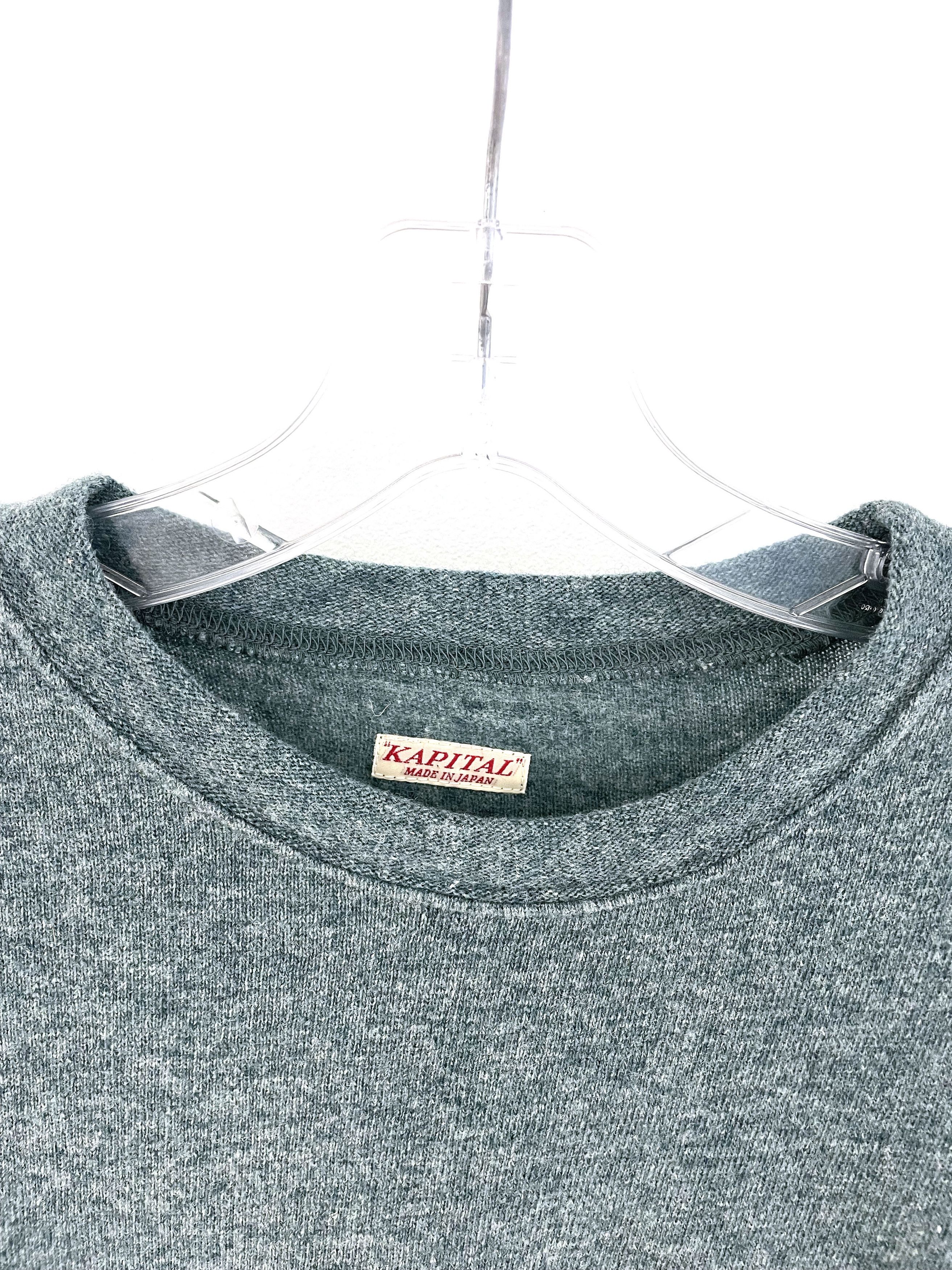 Kapital Speckled Wool Longsleeve Size US L / EU 52-54 / 3 - 3 Thumbnail