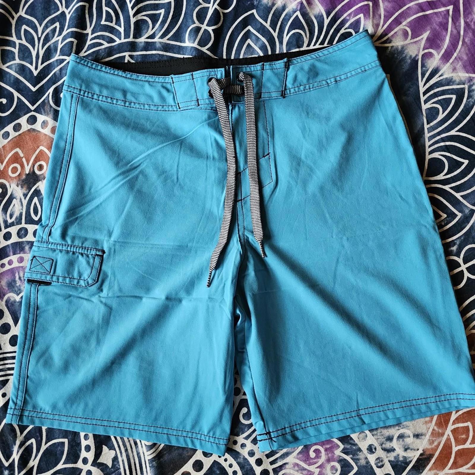 Designer Men's Blue Swim Trunks Size US 30 / EU 46 - 1 Thumbnail