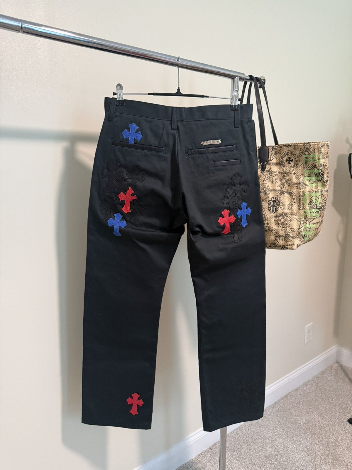 Chrome Hearts Chrome Hearts Spiderman Cross Patch Chinos Size US 34 / EU 50 - 6 Thumbnail