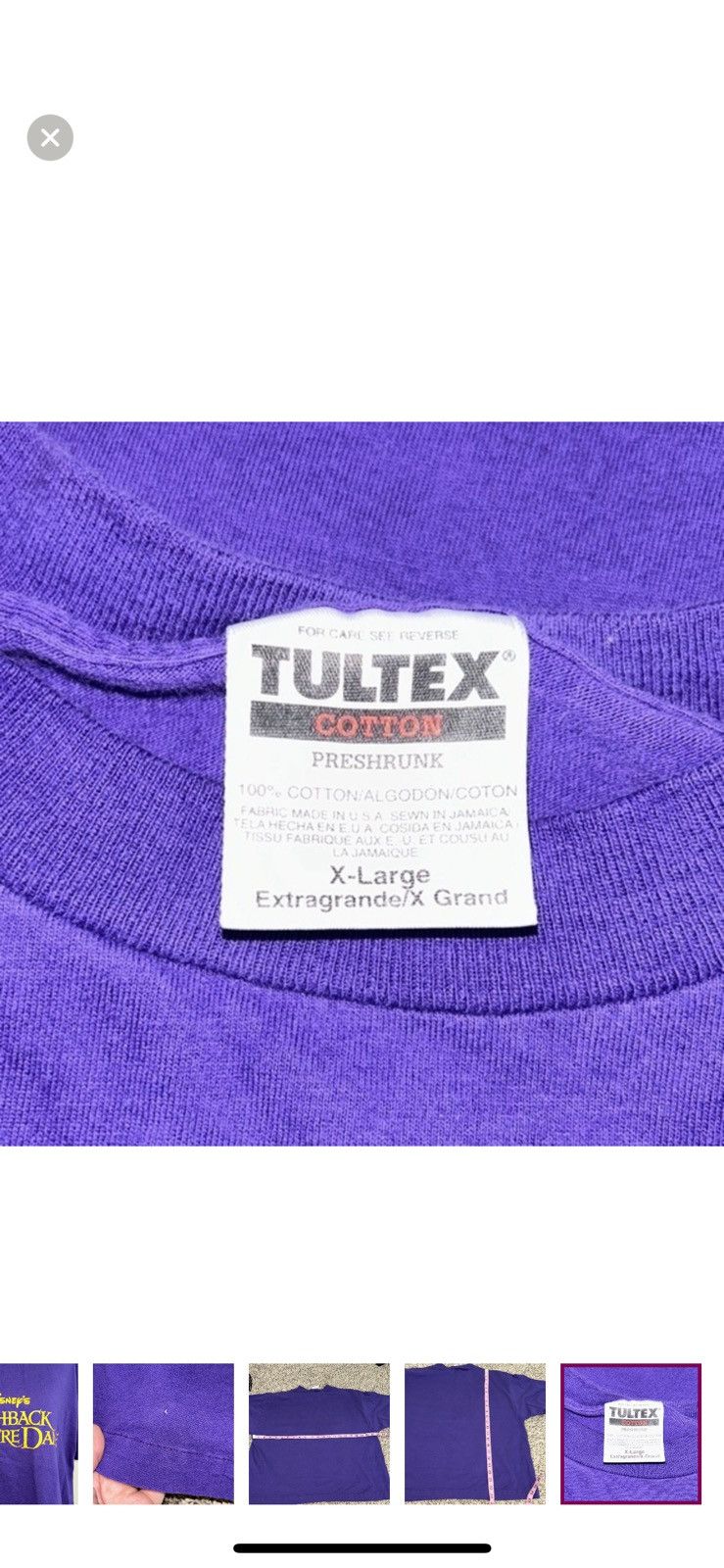 Tultex Disney Tultex xl vintage hunchback of notre dame tee Size XL / US 12-14 / IT 48-50 - 6 Thumbnail