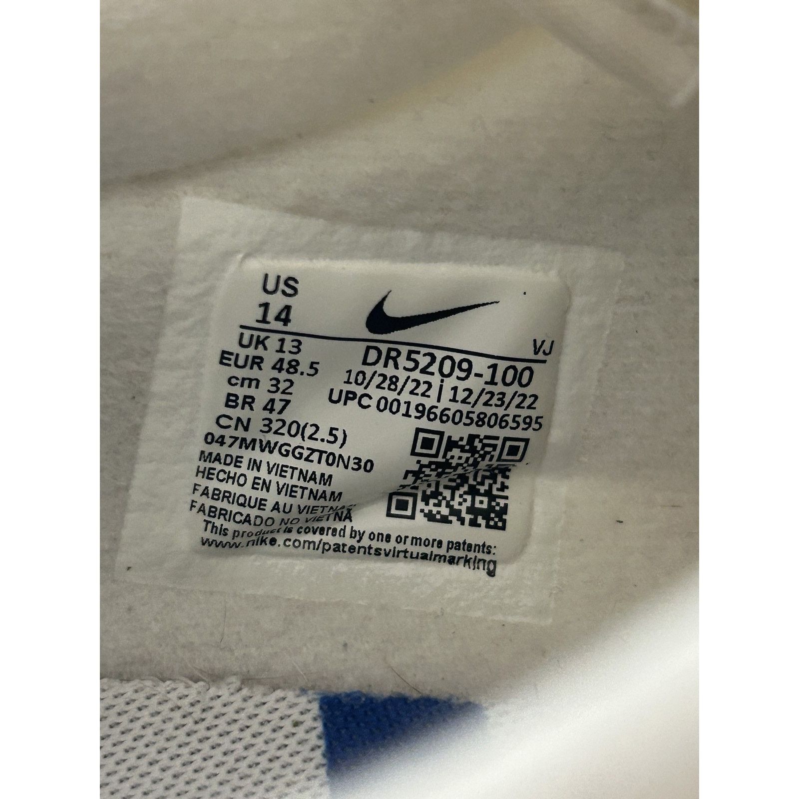 Nike NIKE VAPORWAFFLE SACAI JEAN PAUL GAULTIER WHITE SIZE 14 Size US 14 / EU 47 - 8 Thumbnail