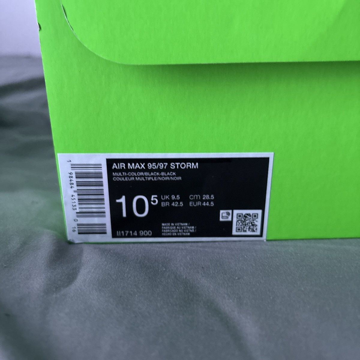 Nike Air Max 95/97 Storm University of Oregon Size US 10.5 / EU 43-44 - 9 Thumbnail
