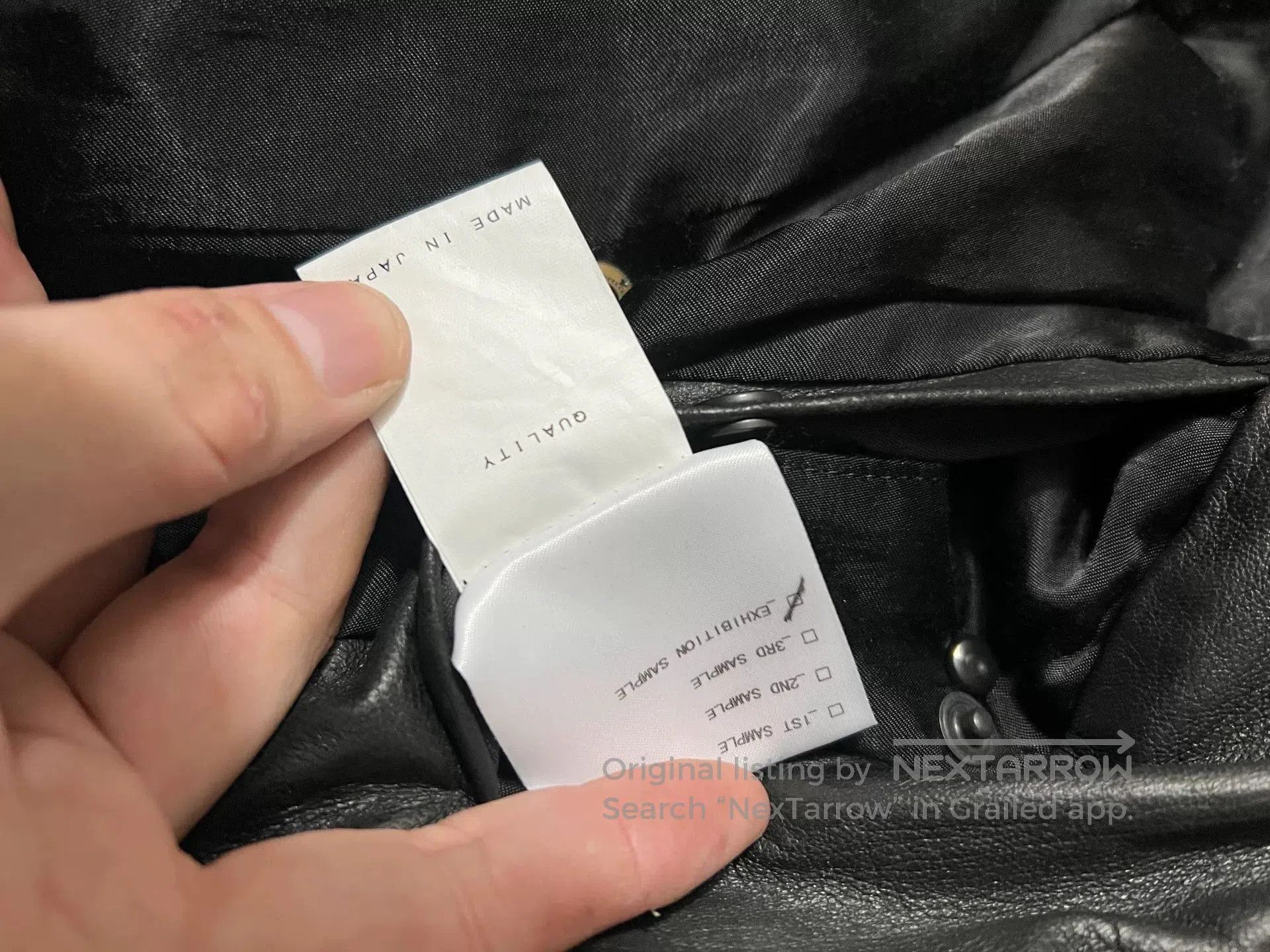 Julius avant-garde leather jacket with metal elements. Size US M / EU 48-50 / 2 - 8 Thumbnail