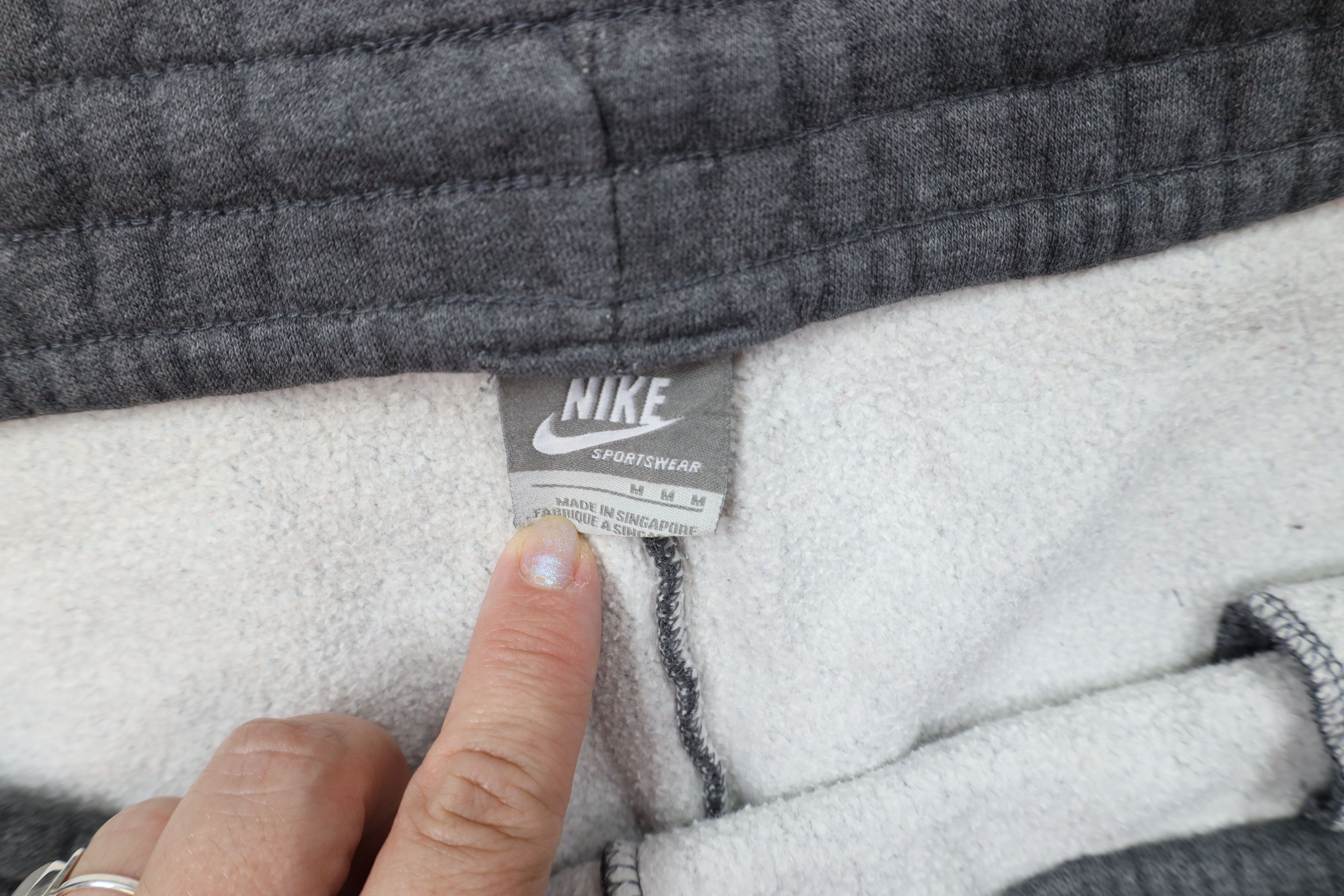 Nike Vintage Nike Scott Mini Swoosh Wide Leg Sweatpants Gray Size US 34 / EU 50 - 8 Thumbnail