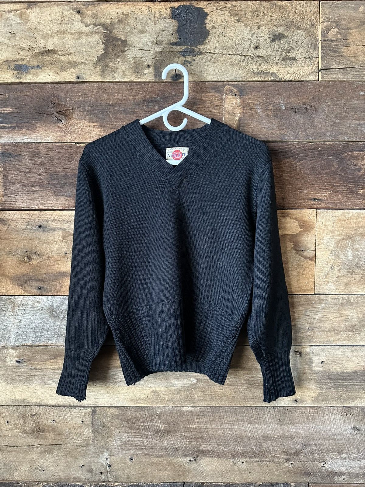 Other 1940s Shaker Knit Varsity Sweater Size US S / EU 44-46 / 1 - 1 Thumbnail