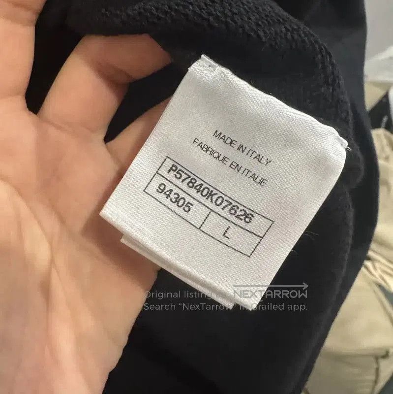 Chanel Chanel Black Cotton T-shirt with Gold Design . Size L / US 10 / IT 46 - 5 Thumbnail
