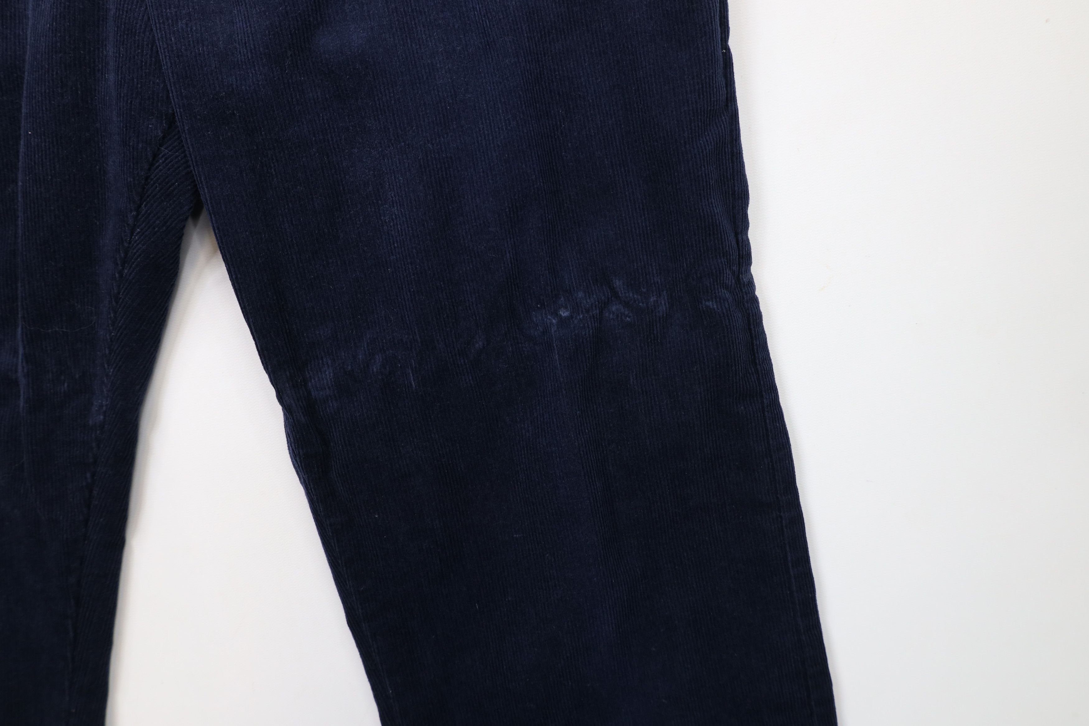 Lee × Vintage Vintage 90s Lee Wide Leg Corduroy Chino Pants Blue USA Size US 36 / EU 52 - 5 Thumbnail
