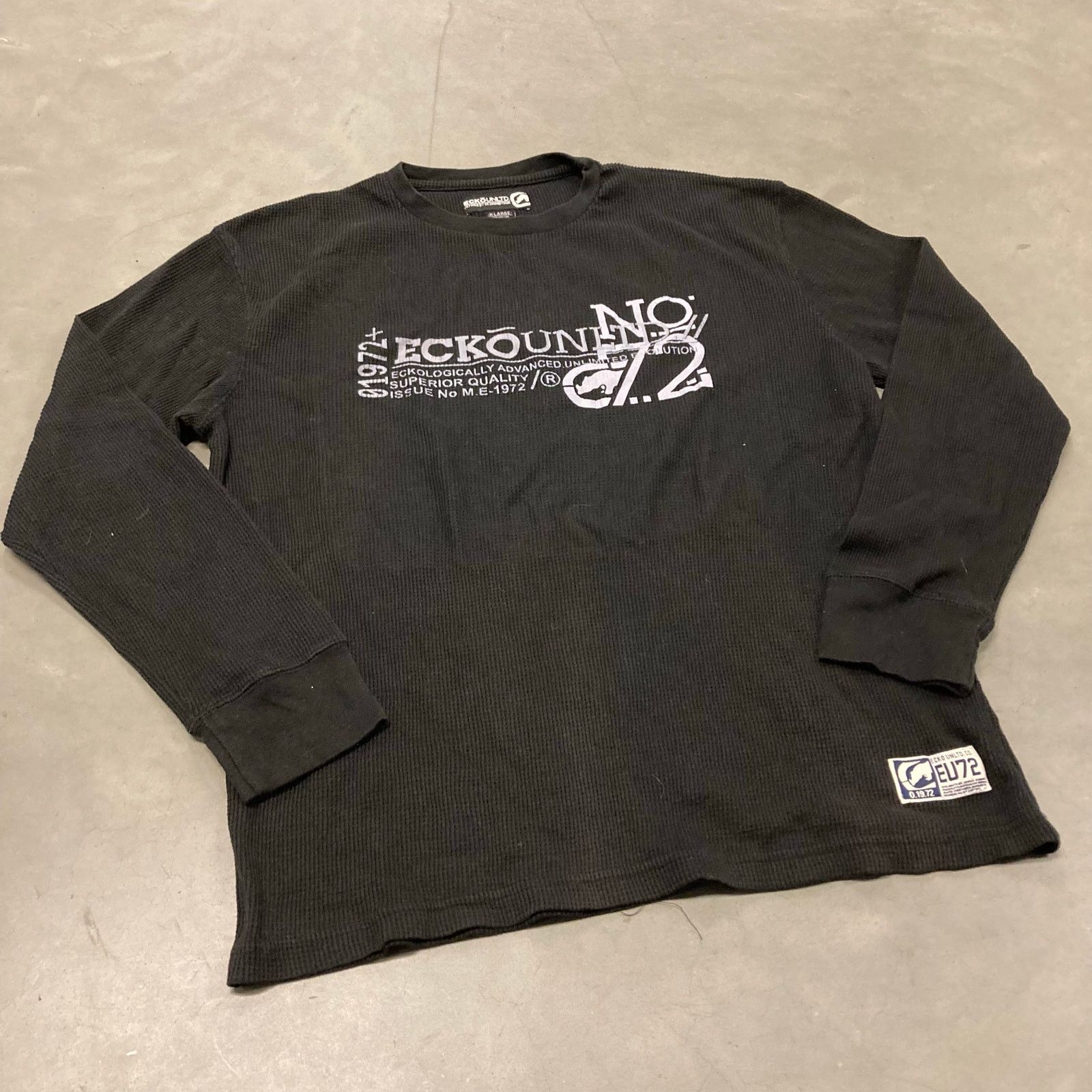 Ecko Unltd. × Vintage Y2K ecko unltd. Thermal T-Shirt Size US XL / EU 56 / 4 - 1 Thumbnail