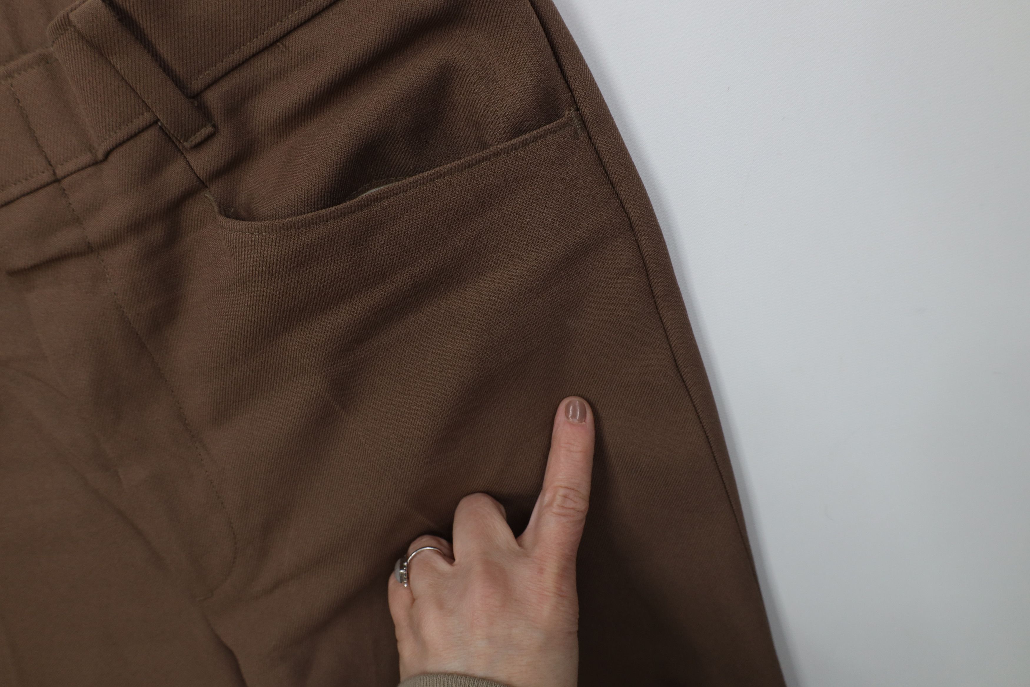 Levi's Vintage 70s Levis Knit Flared Wide Leg Chino Pants Brown USA Size US 32 / EU 48 - 6 Thumbnail